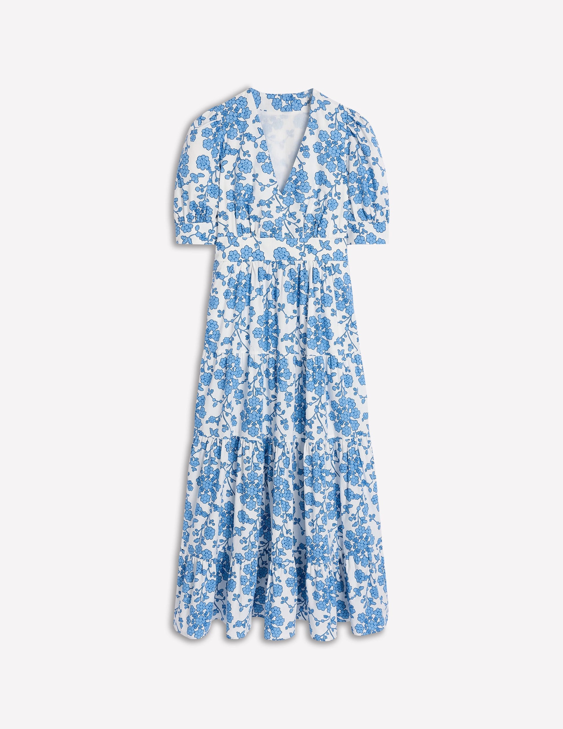 La robe Bella-Ivoire, motif Trailing Yarrow-7