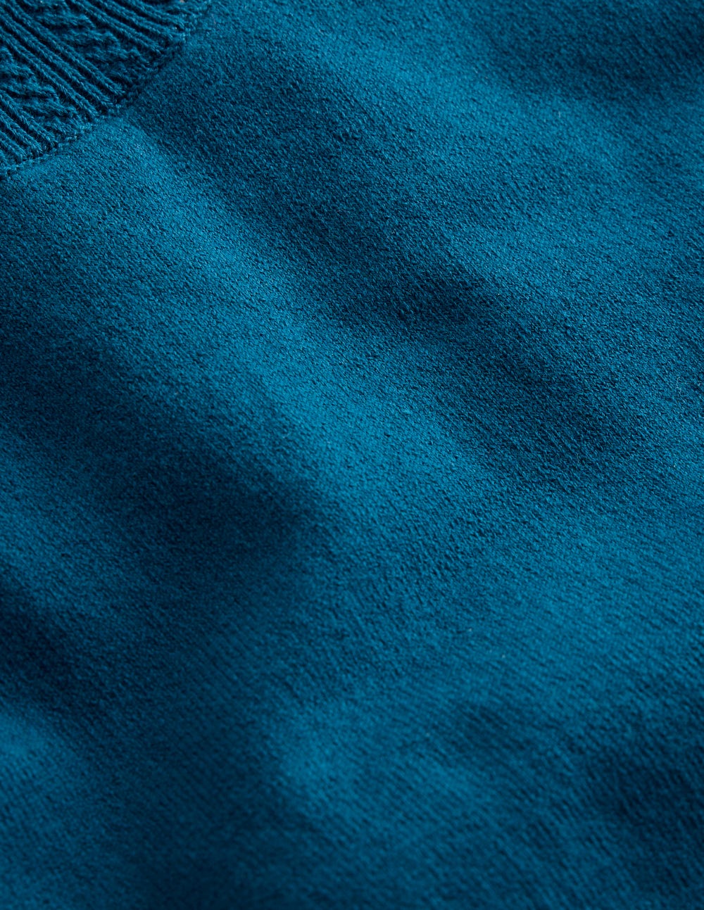 Emilia Cotton Crew T-shirt-Harbour Blue