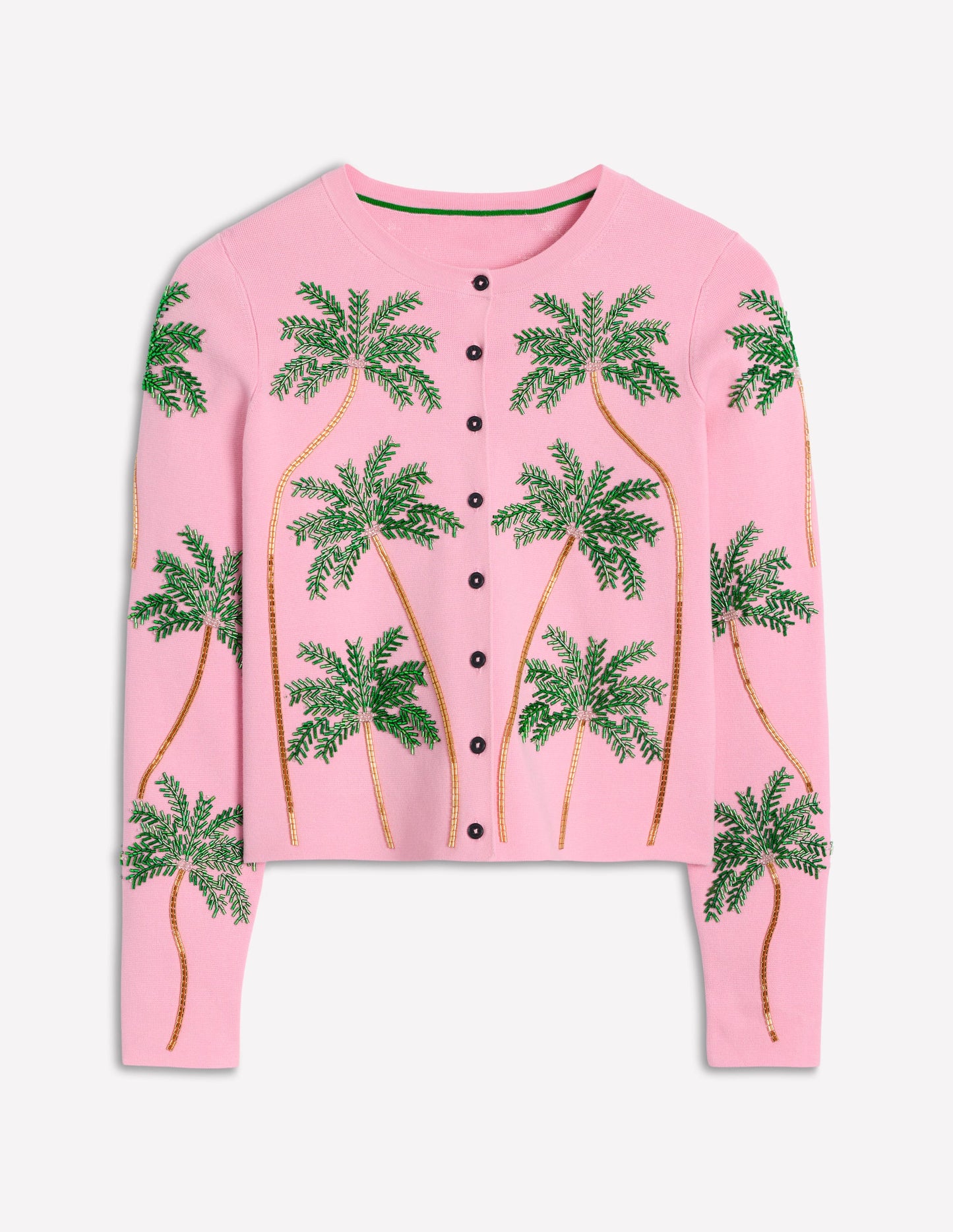 Verzierter Cardigan-Rosa