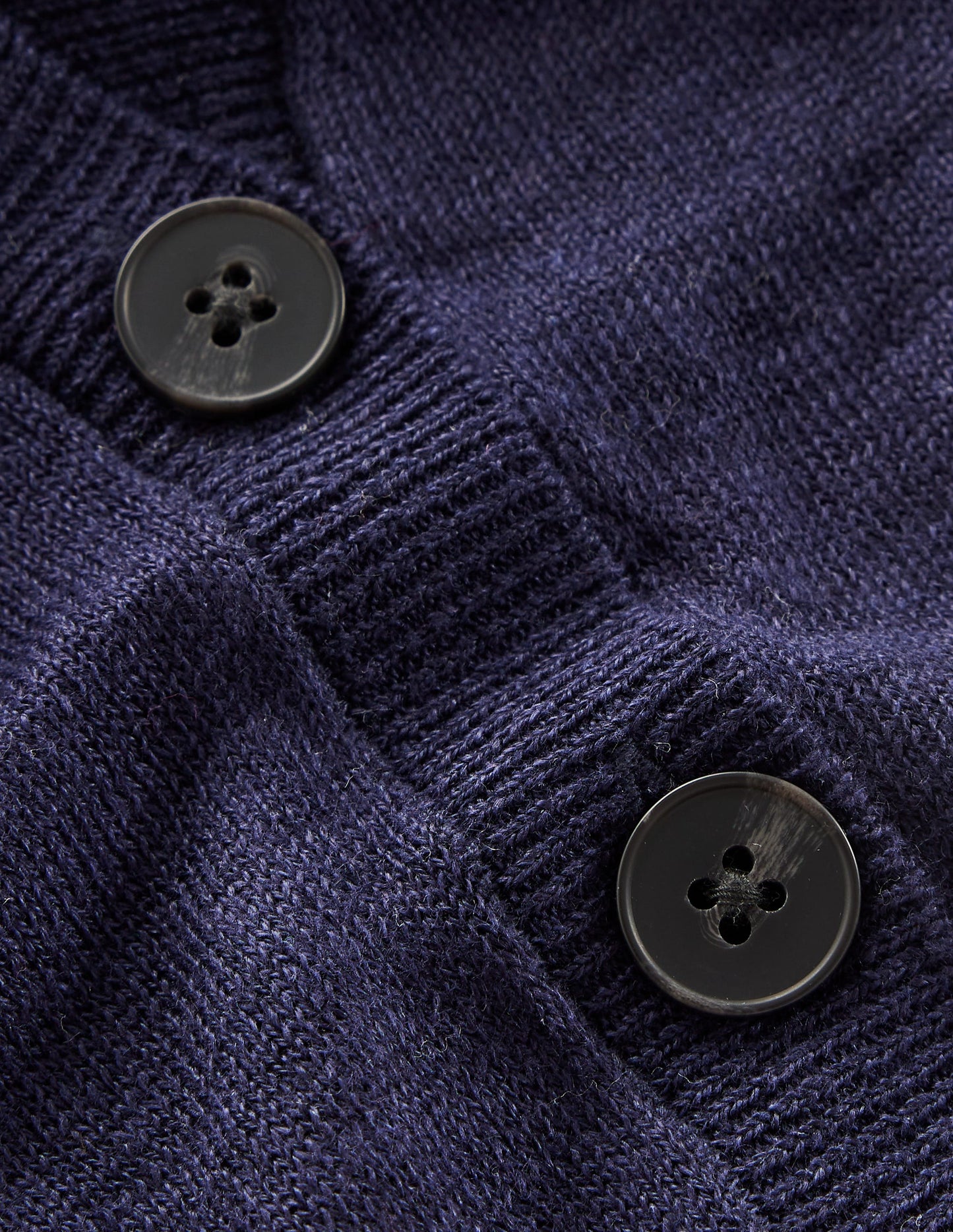 Leinenweste mit V-Ausschnitt-Aqua Marine Marl