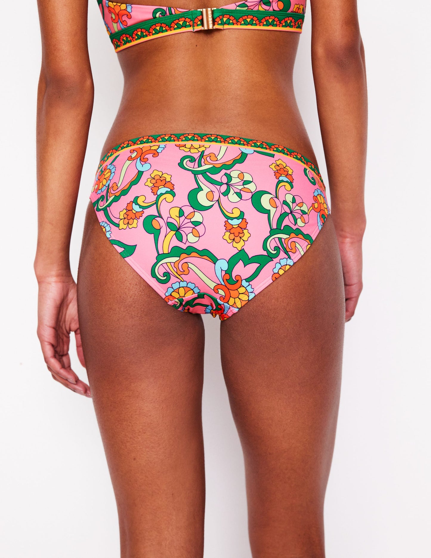 Klassische Bikinihose-Rosa,
