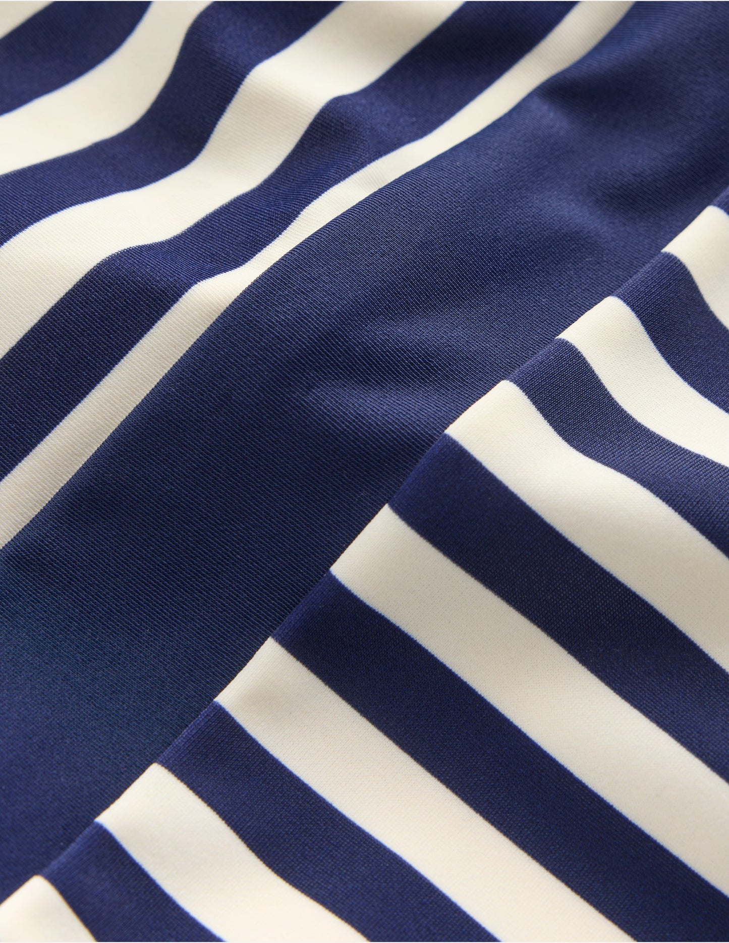 Lefkada Badeanzug mit quadratischem Ausschnitt-Black/Ivory Stripe