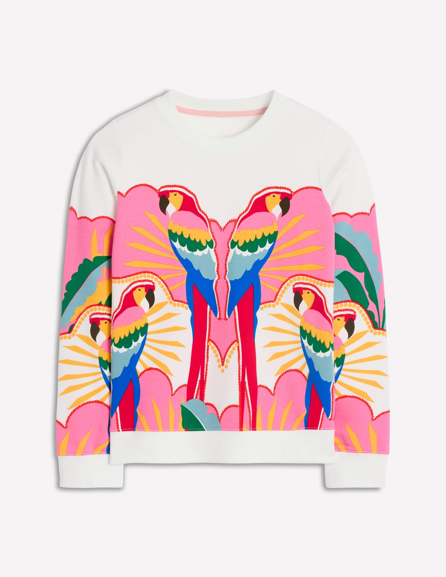 Hannah Sweatshirt mit Print-Bunt, Paradies-/Papageienmuster