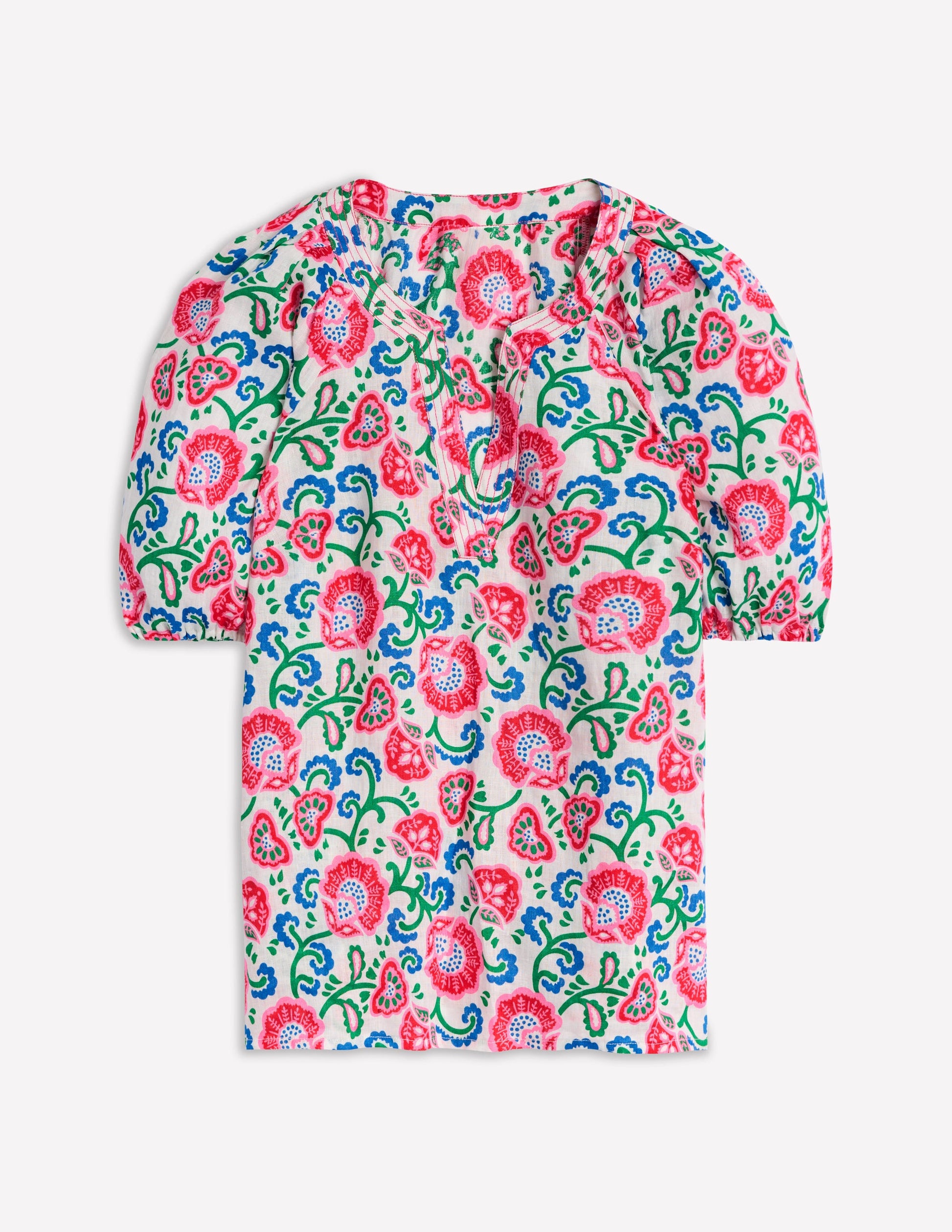 Brooke Leinenoberteil-Naturweiß, Gartenrebe-5