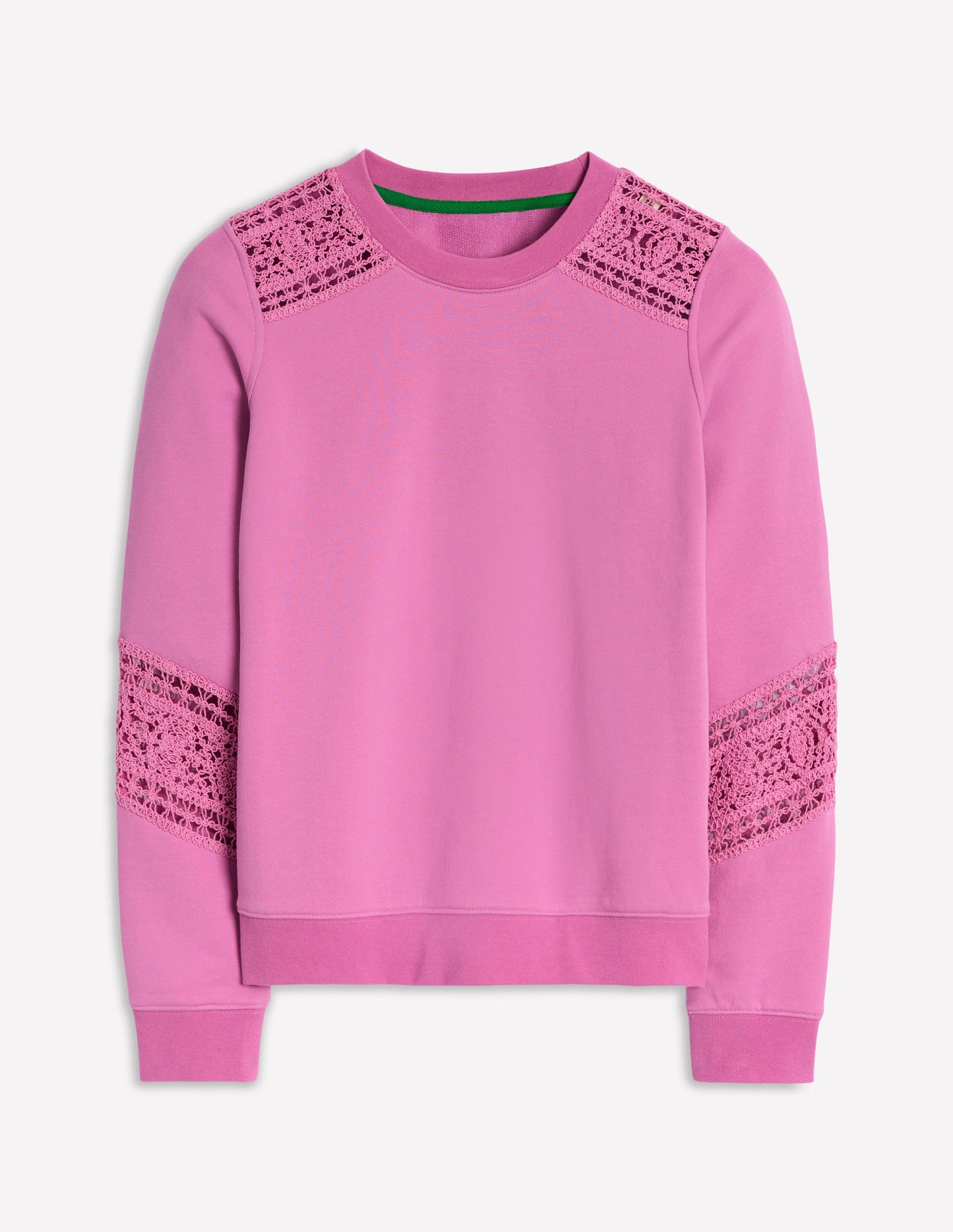 Sweatshirt mit Häkelbesatz-Multi Lace