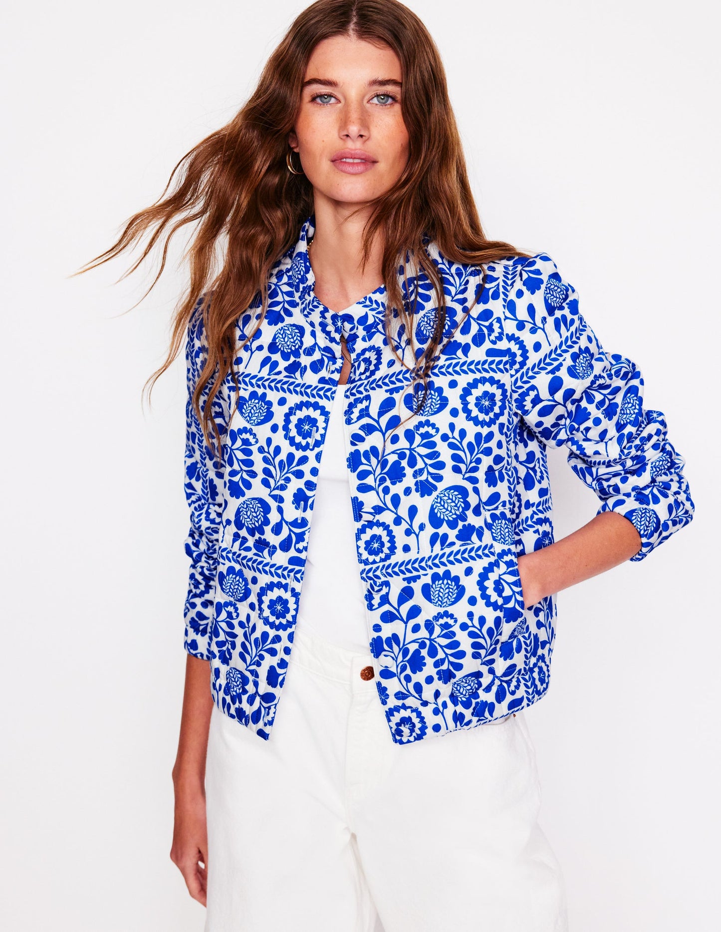 Veste Highbury matelassée-Motif Vine Tile