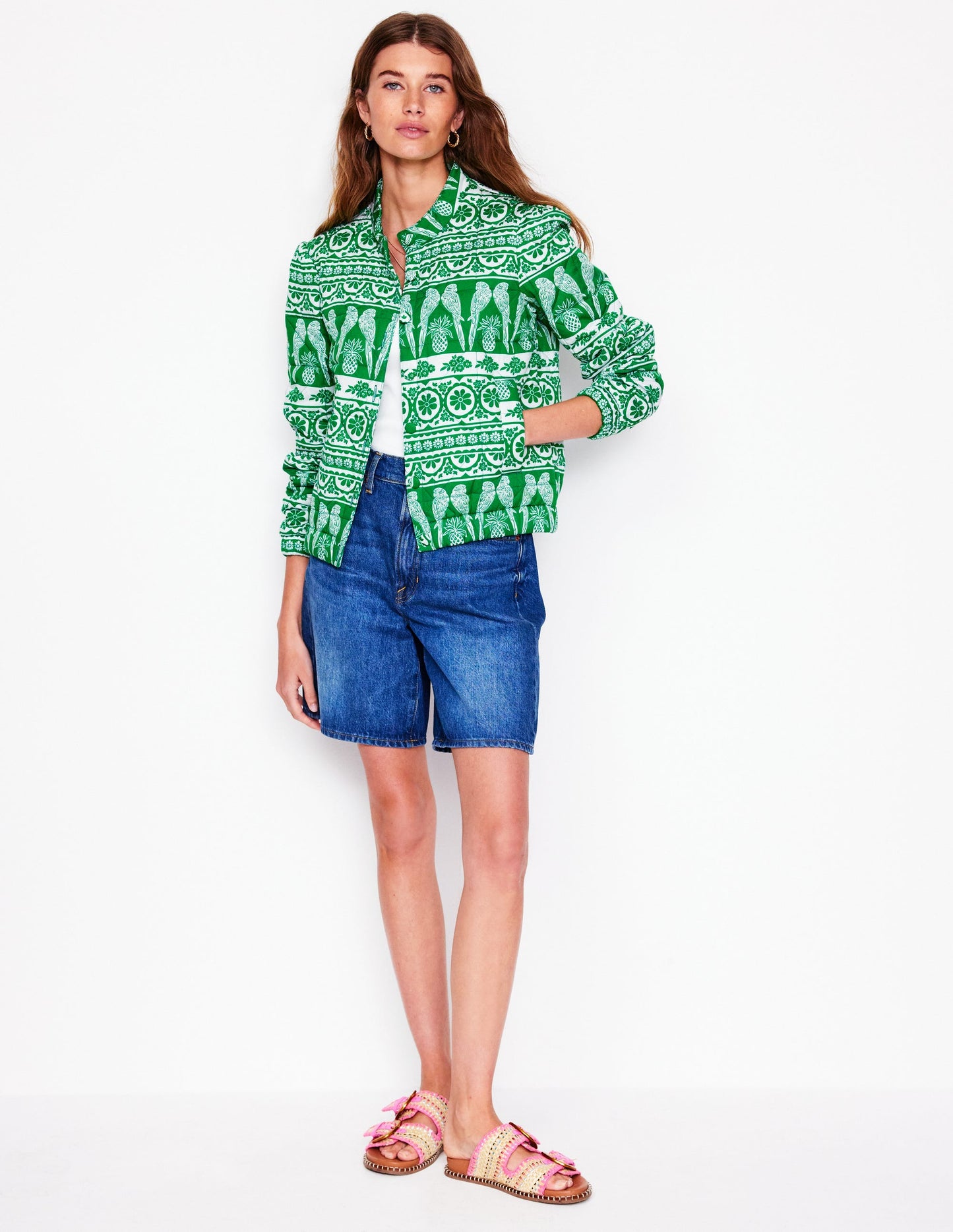 Veste Highbury matelassée-Motif Ornate Tropics