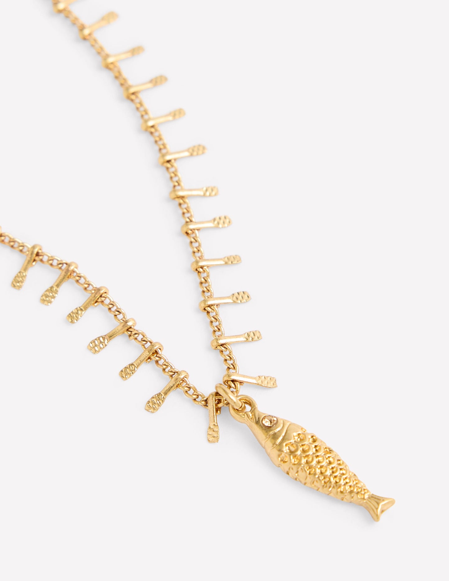 Collier avec pendentif à superposer-Poisson