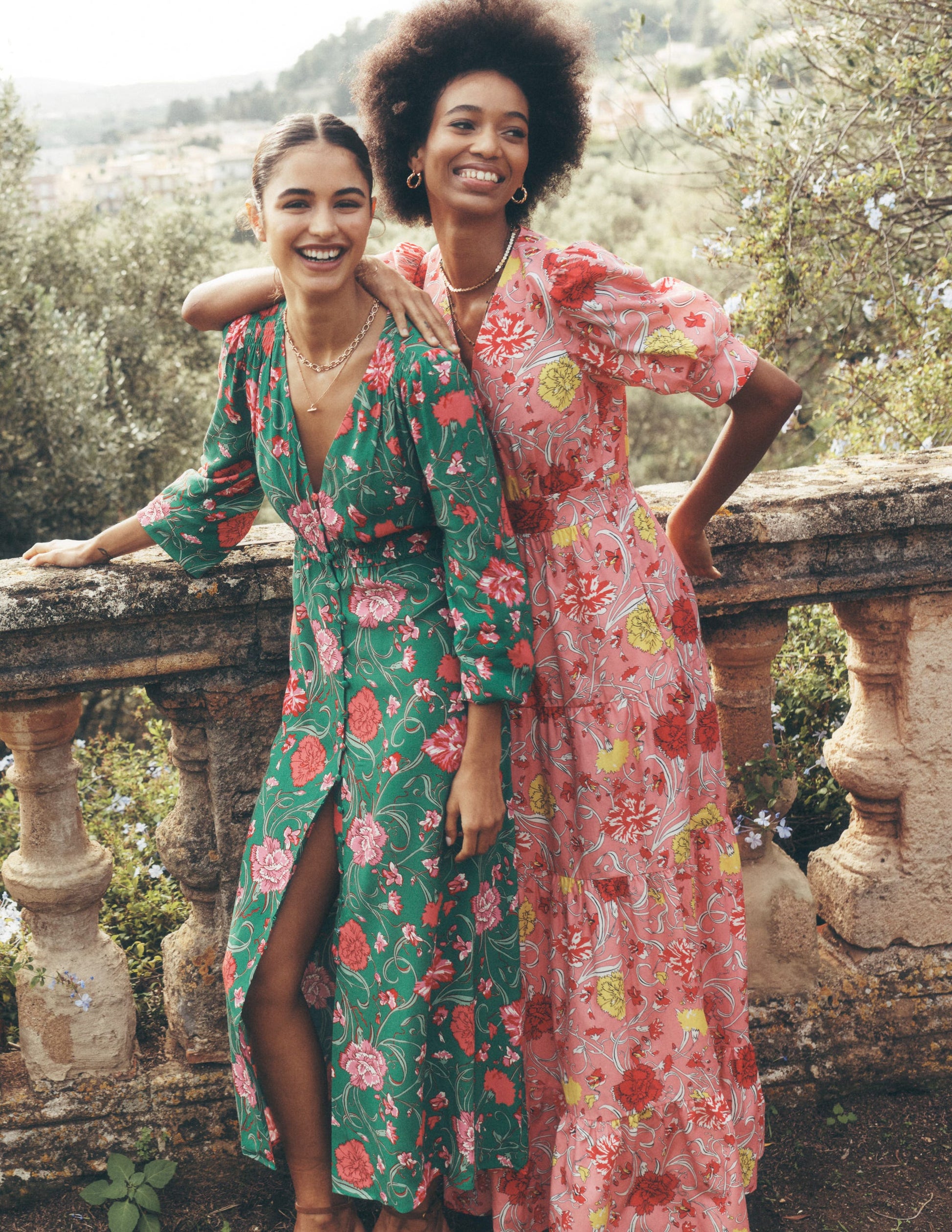 Das Bella Kleid-Lachsrosa, Nelkenrebe-5