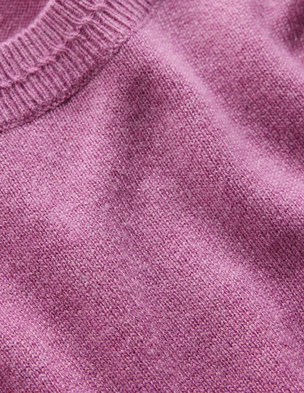 Eva Kaschmirpullover mit Rundhalsausschnitt-Rotklee-Rosa