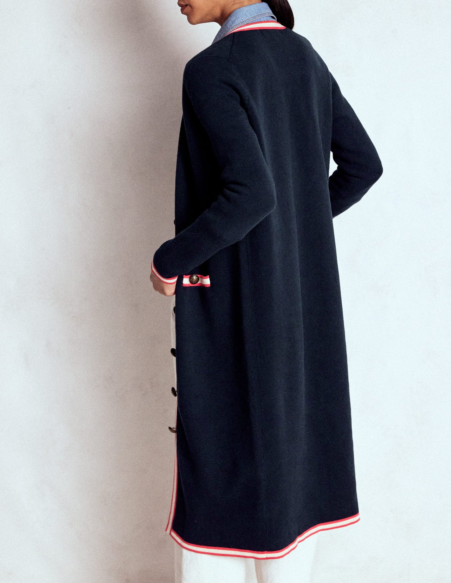 Holly Lange Strickjacke-Aqua Marine Marl