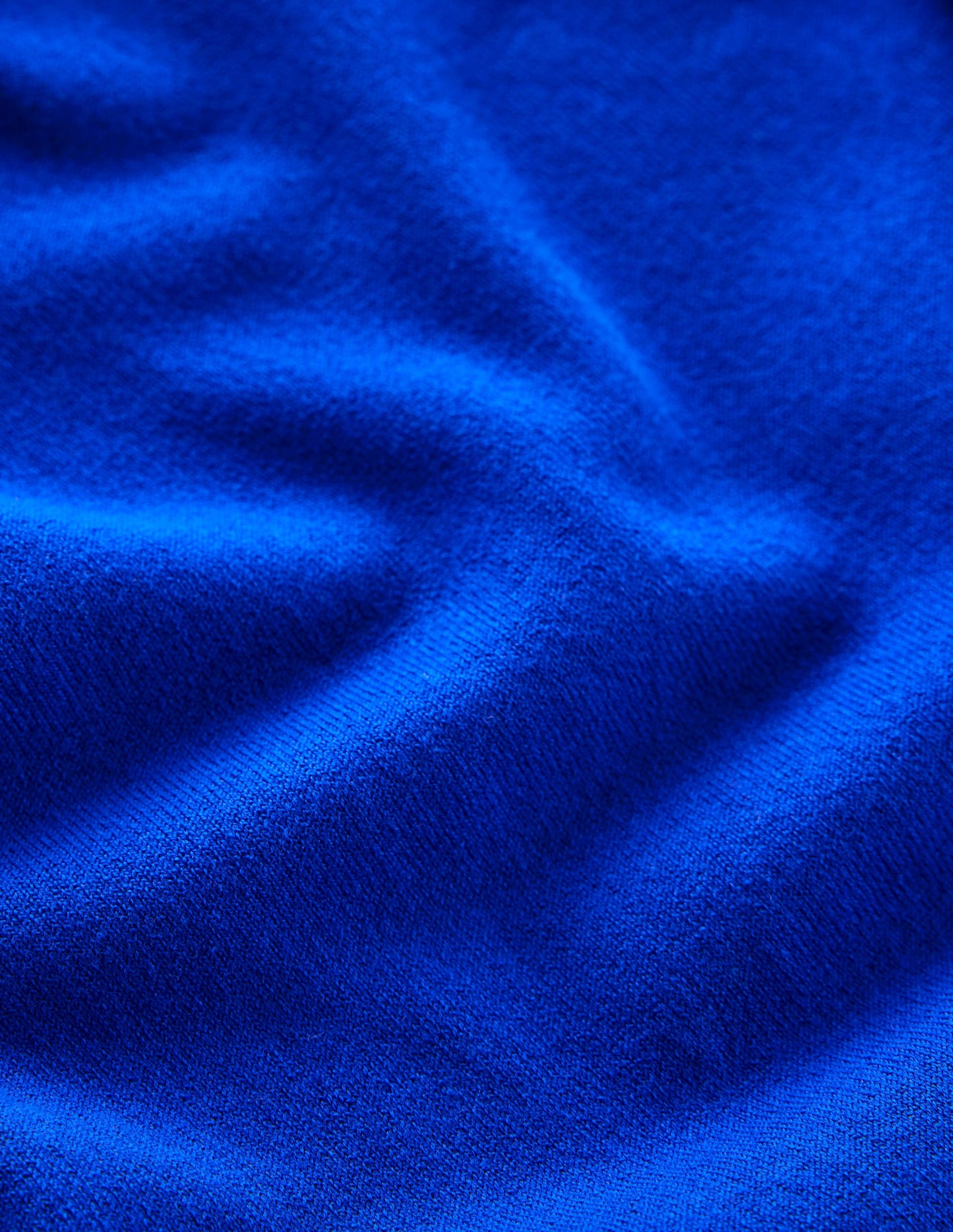 Emilia Cotton Crew Jumper-Bright Blue