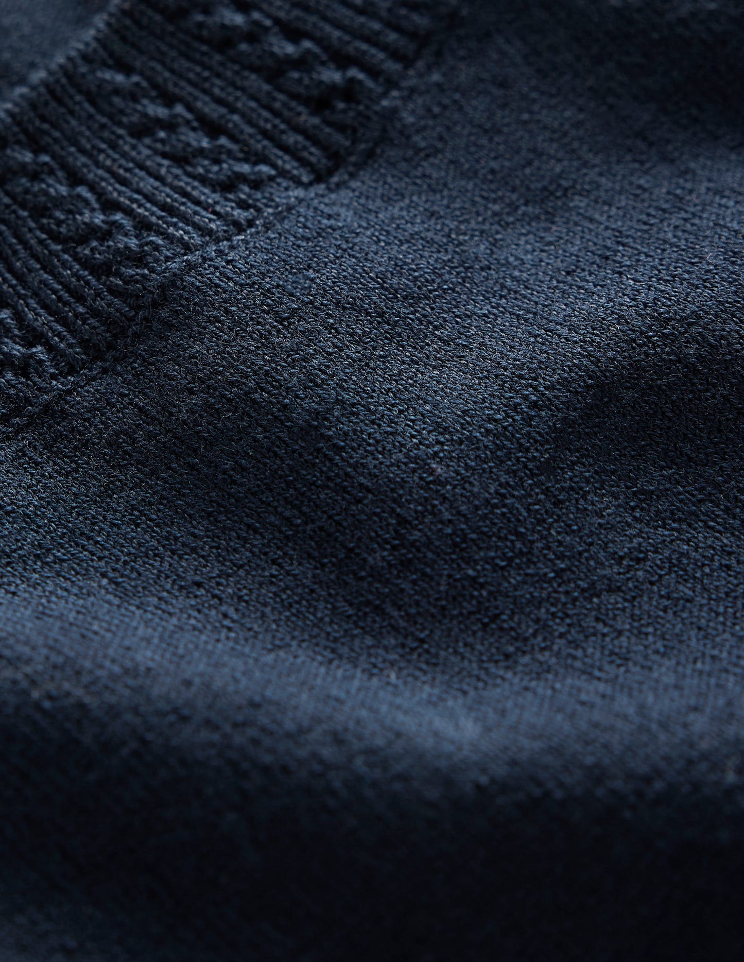 Emilia Pullunder aus Baumwolle mit Rundhalsausschnitt-Marineblaue
