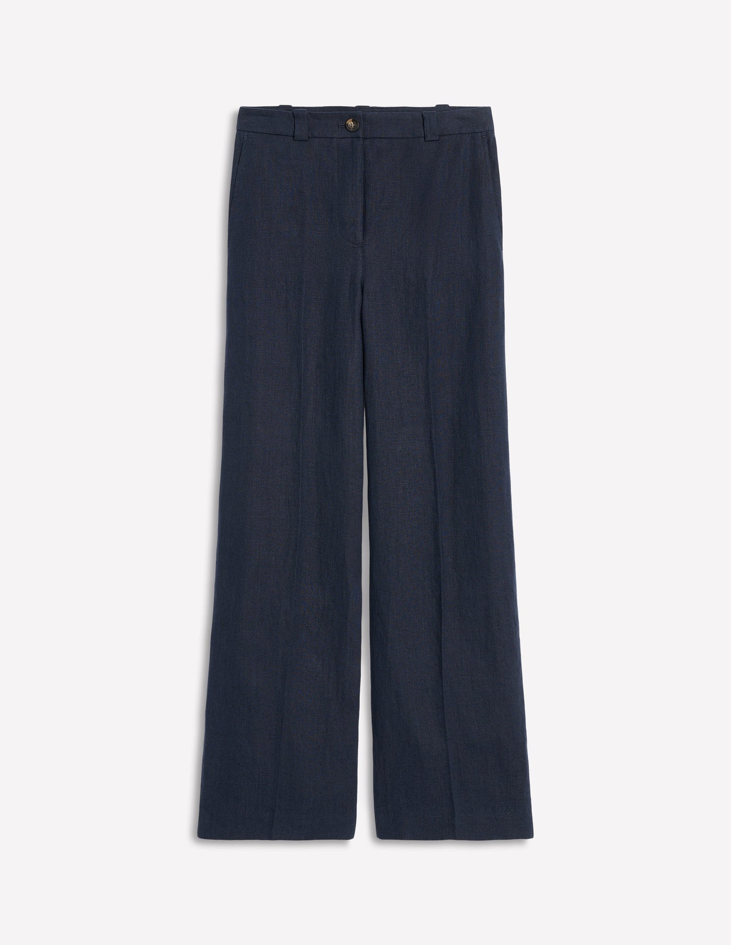 Pantalon Westbourne en lin-Bleu Marine