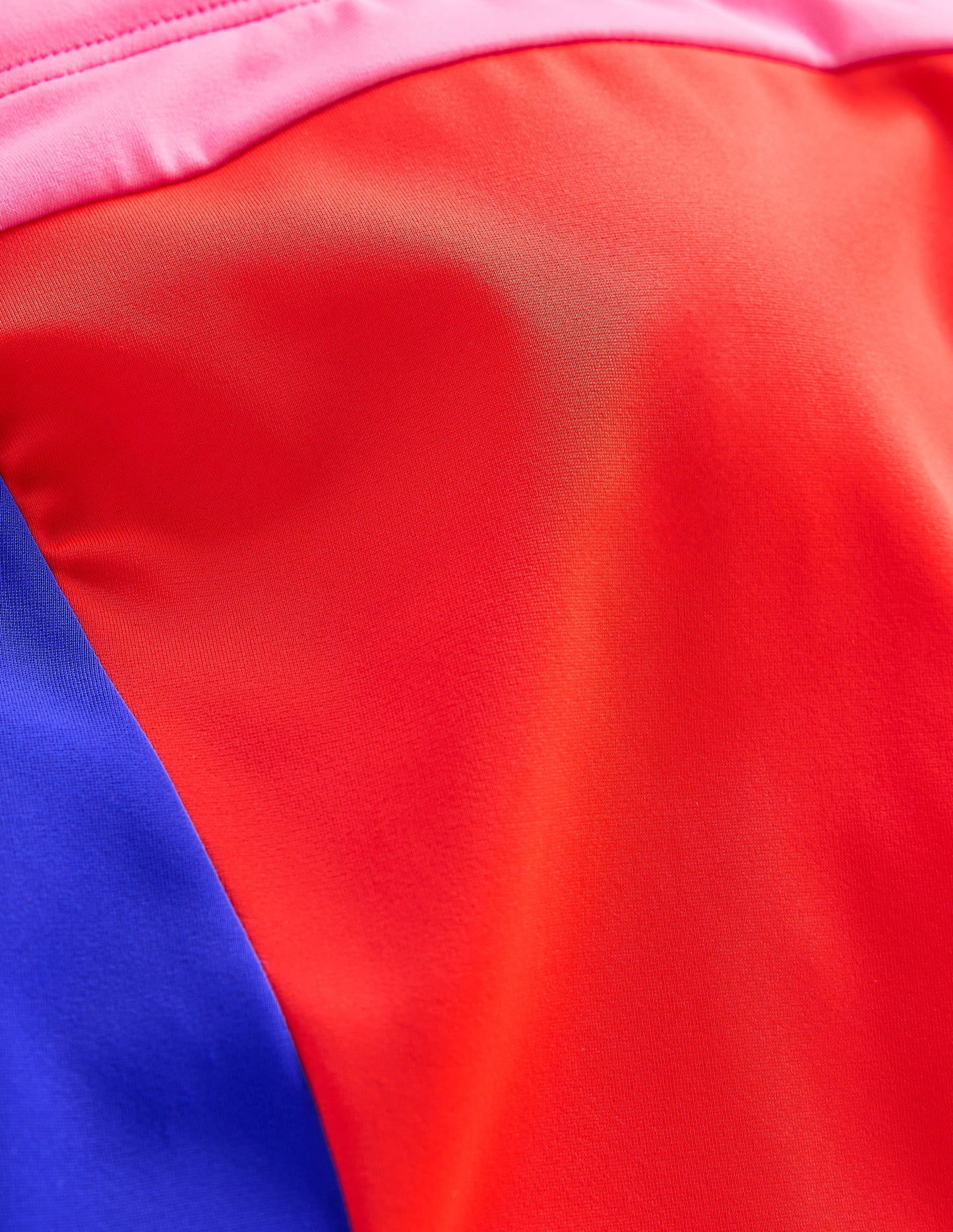 Haut de tankini Santorini-Colourblock rouge feu