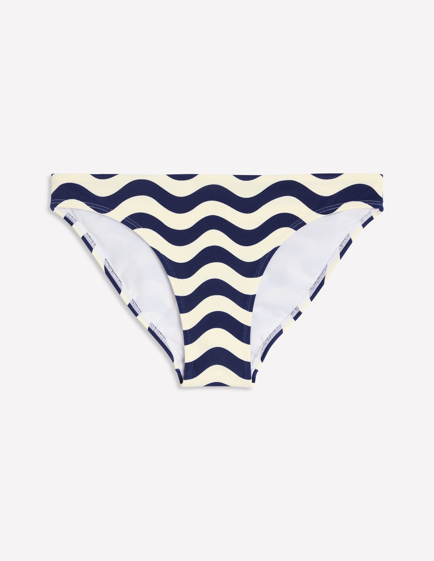 Klassische Bikinihose-Marineblau, Rhythmische Welle