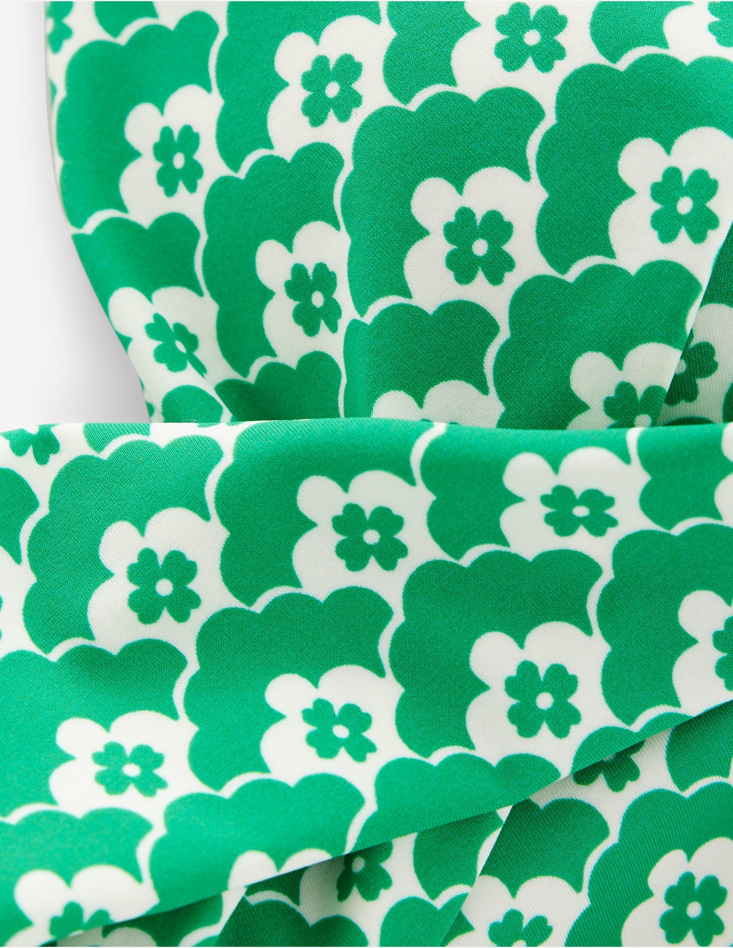 Levanzo Neckholder-Bikinioberteil-Grün Wolken Terrasse