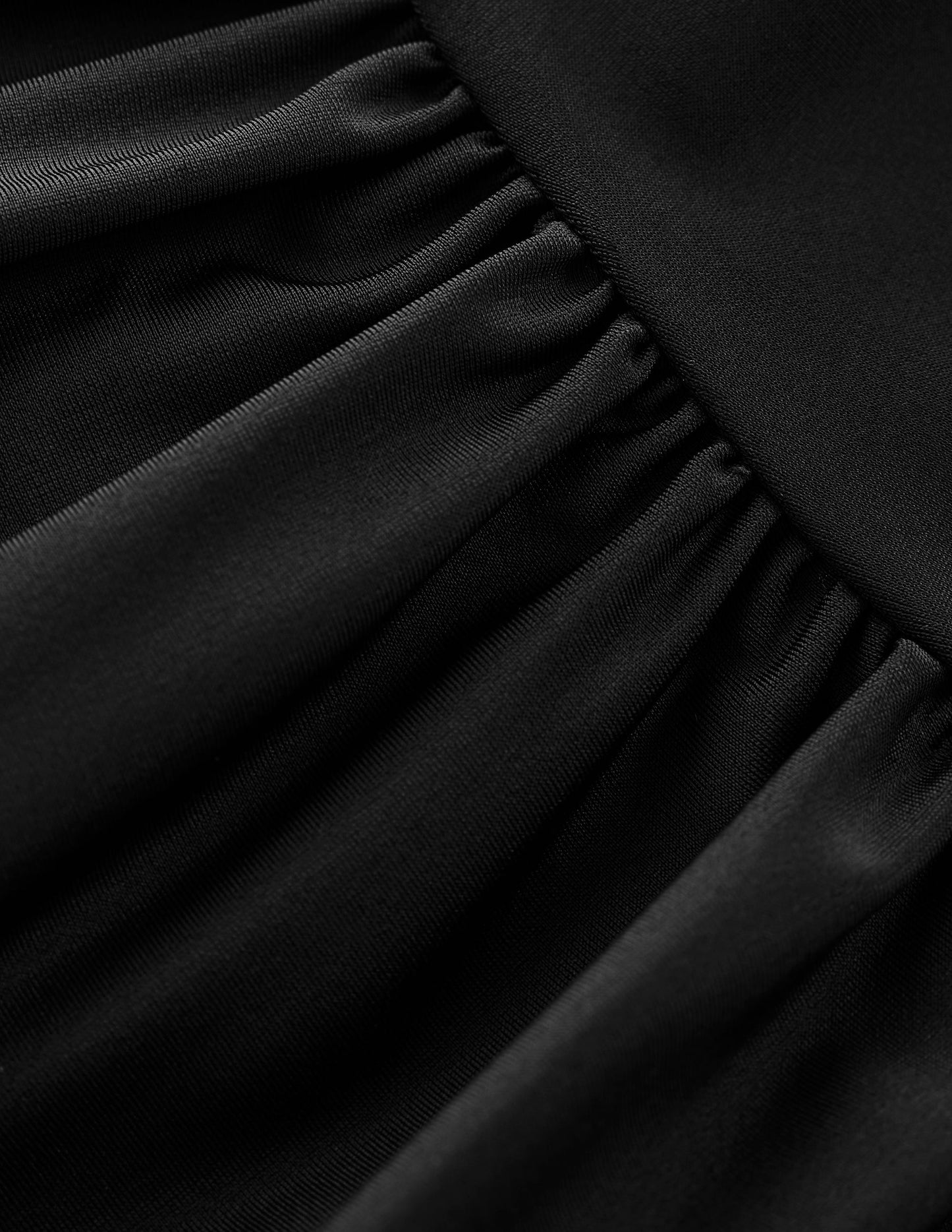 Kythira Geraffte Bikinihose-Schwarz