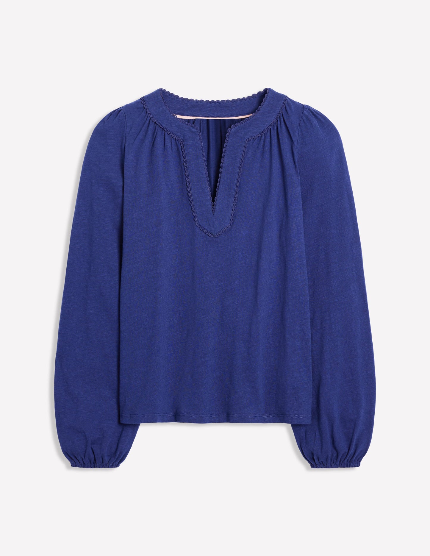 Ava Langärmliges Oberteil mit Besatz-Aristocratic Blue/ Ivory Stripe