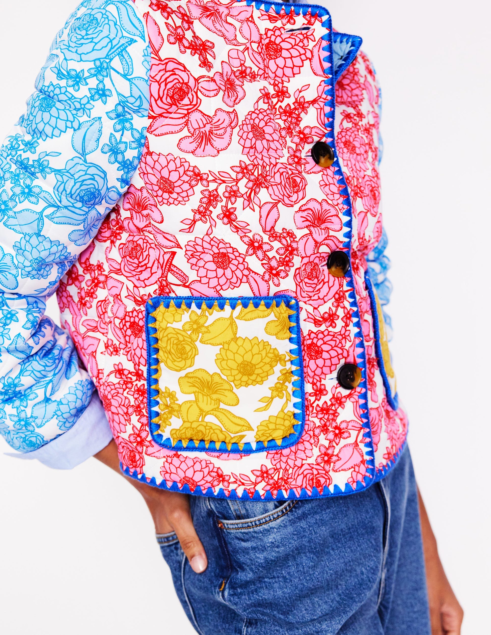 Veste matelassée Chelsea-Motif Blossom Cascade-2