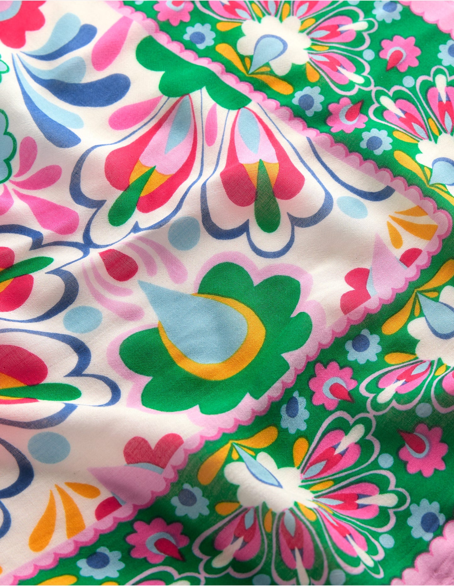 Foulard imprimé façon paréo-Multi, motif Decorative Dandelion