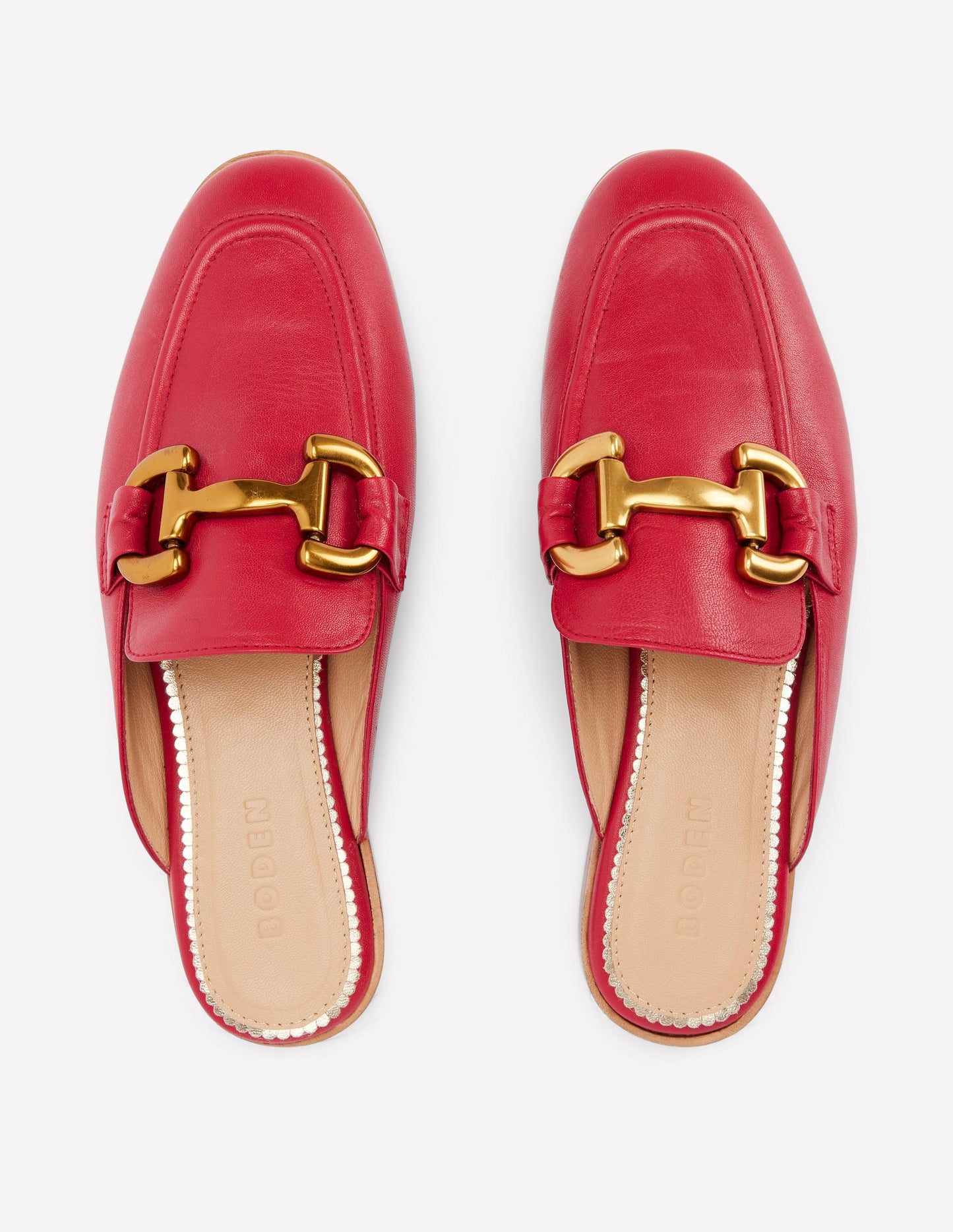 Mules style mocassins Iris à mors-Gueule-de-loup