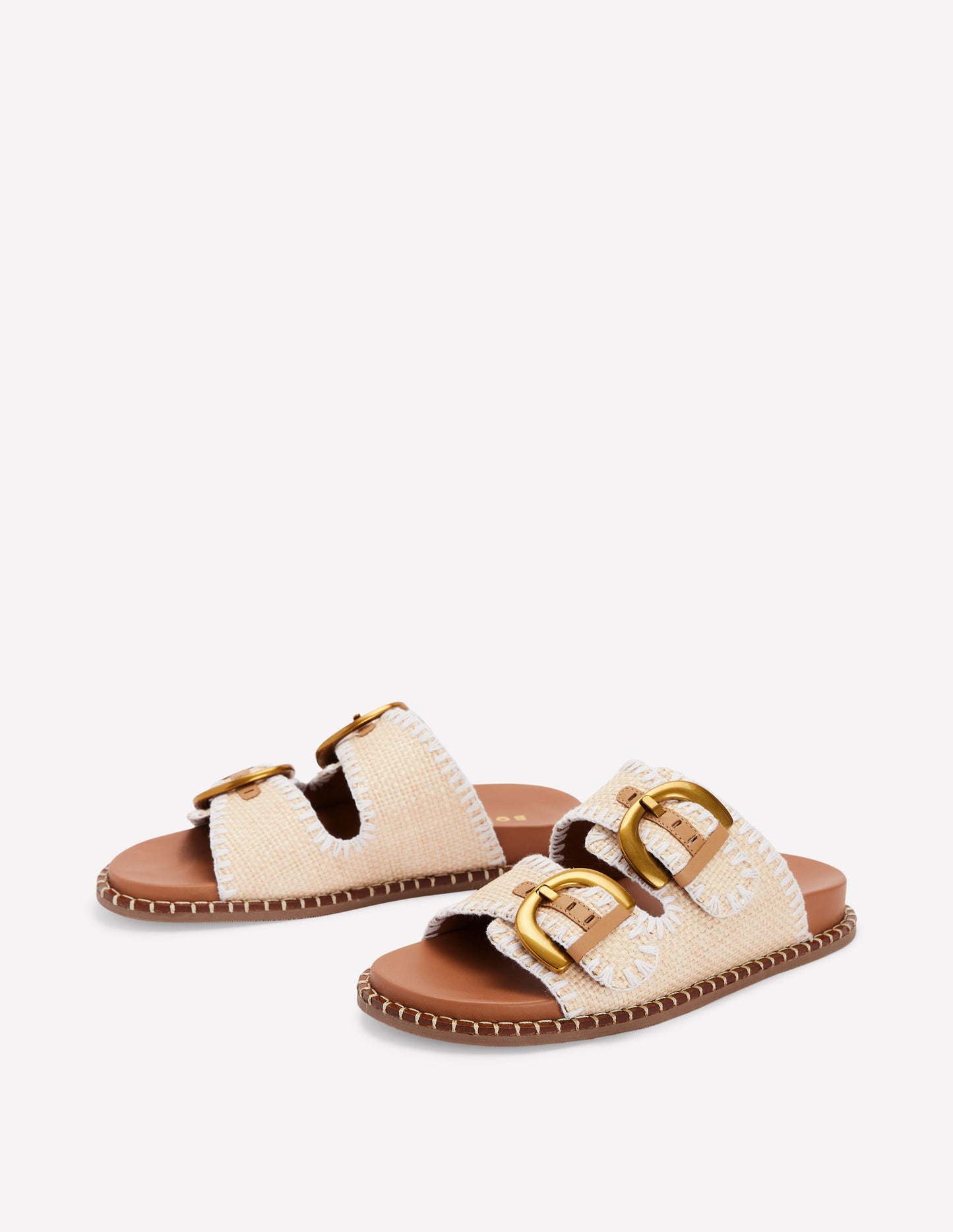 Alberta Footbed Sandals-Natural