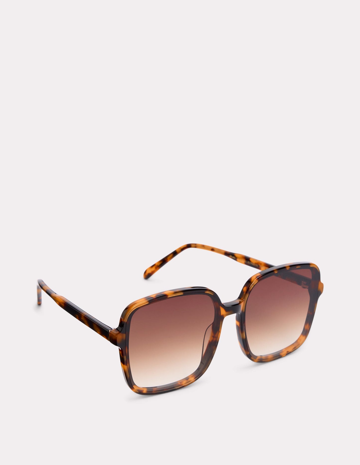 Oversize quadratische Sonnenbrille-Klassisch, Schildpattmuster