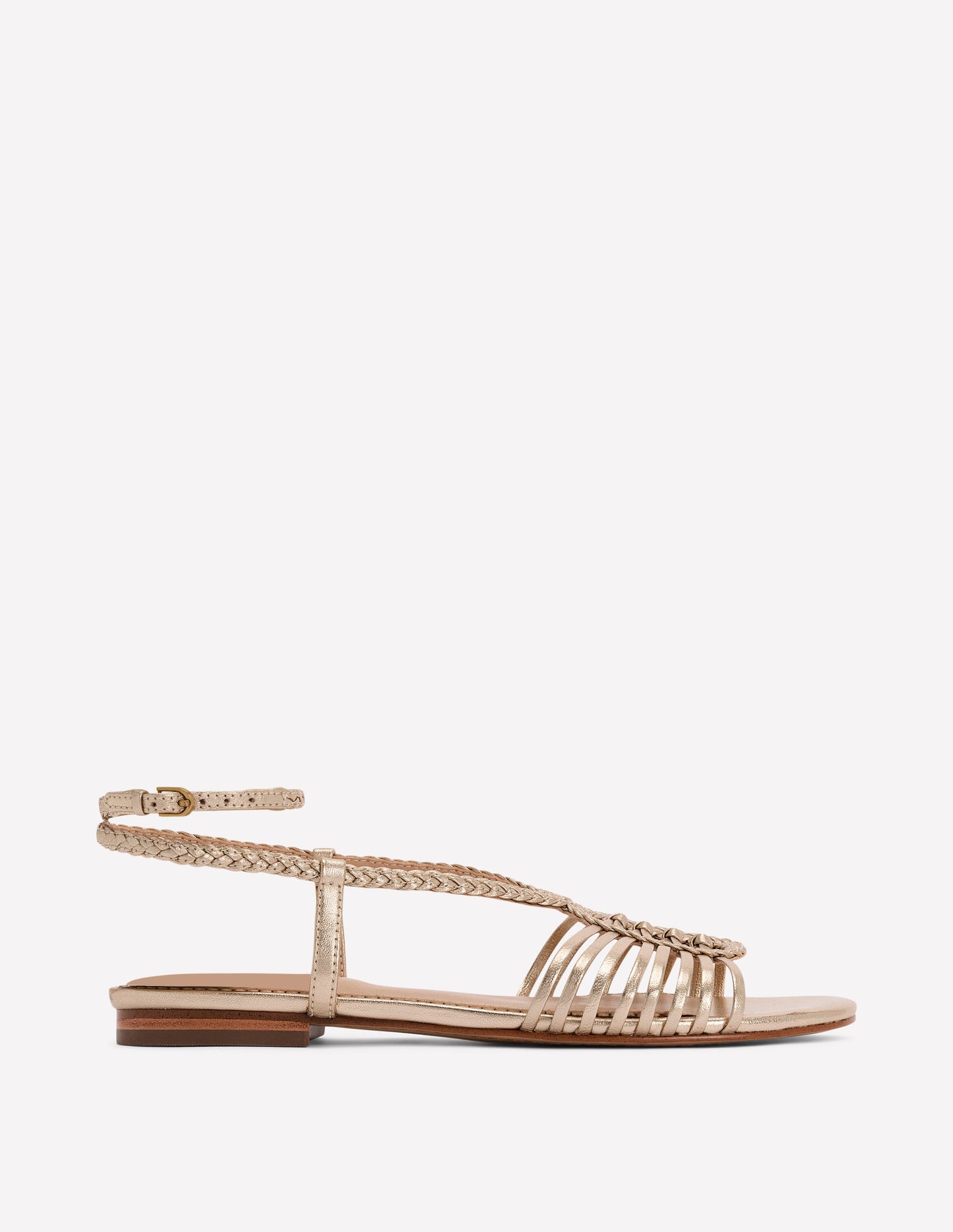 Flache Riemchensandalen-Aquamarine Bunny