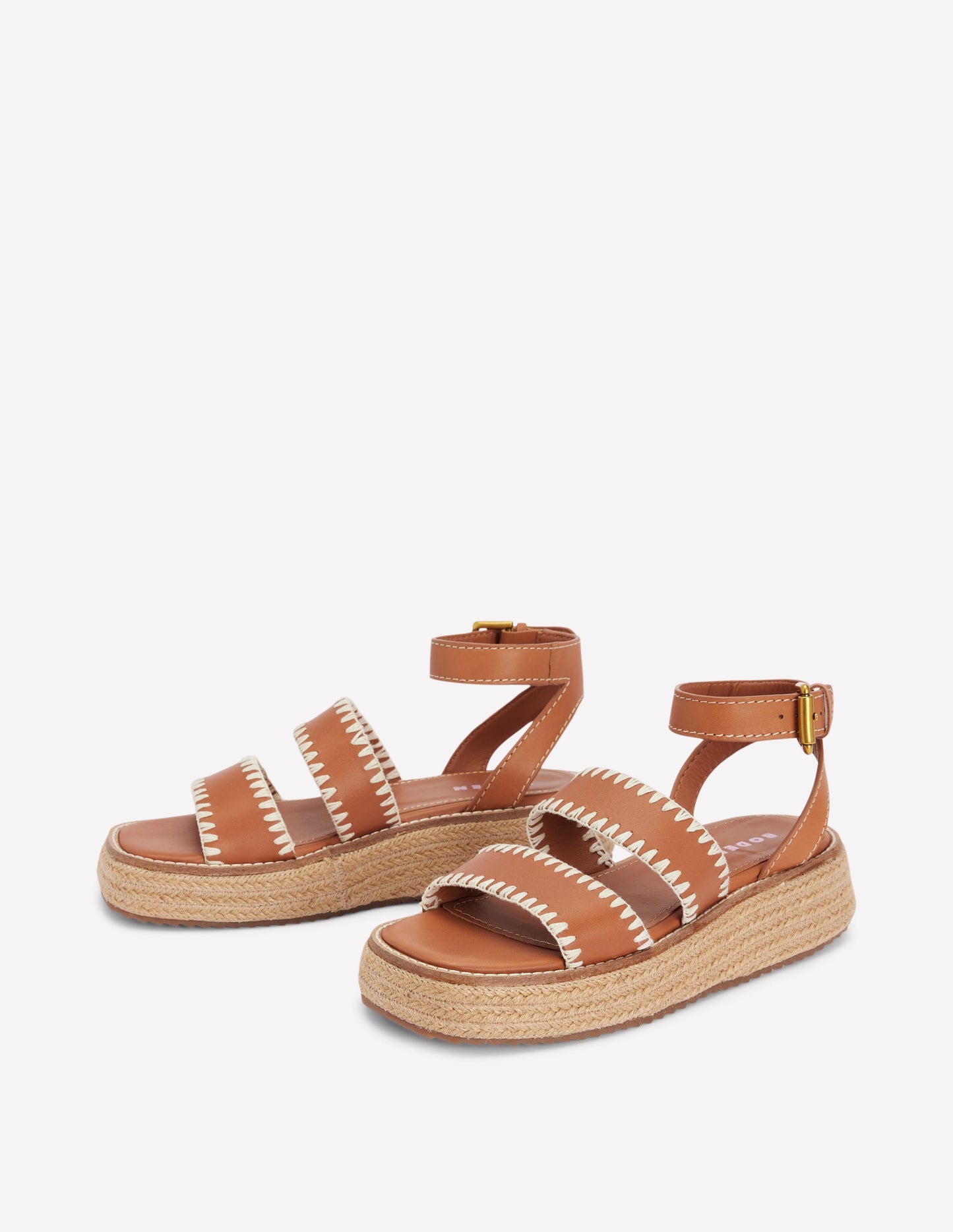Chunky Flatform Sandals-Tan