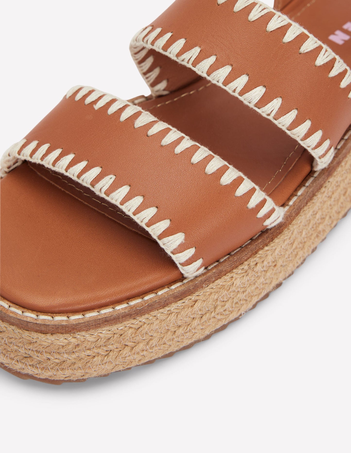 Chunky Flatform Sandals-Tan