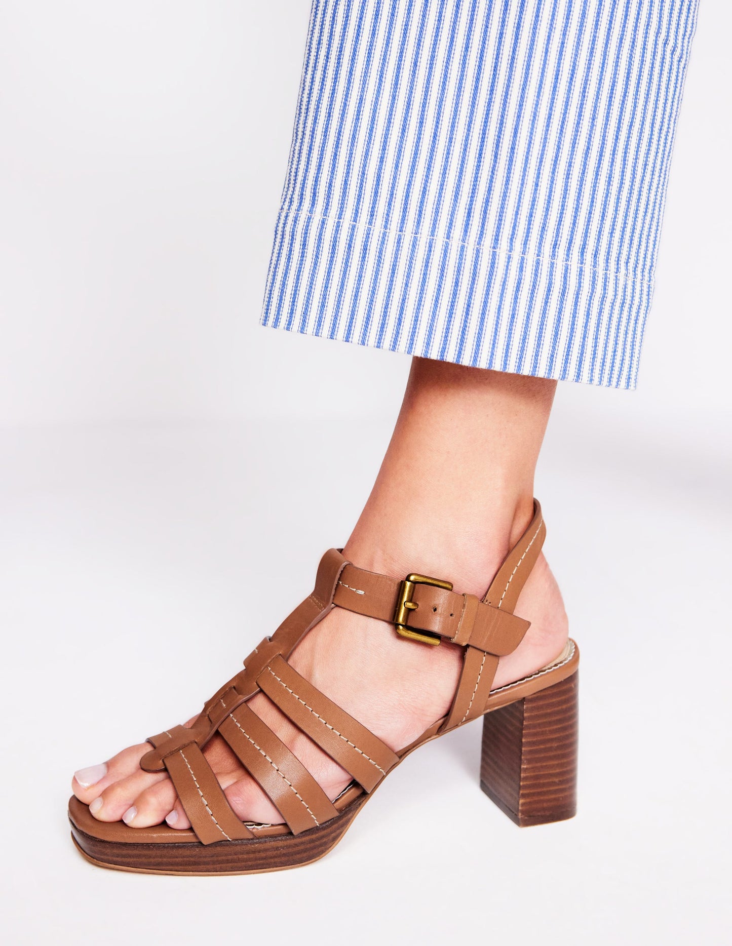 Platform Fisherman Sandal-Tan