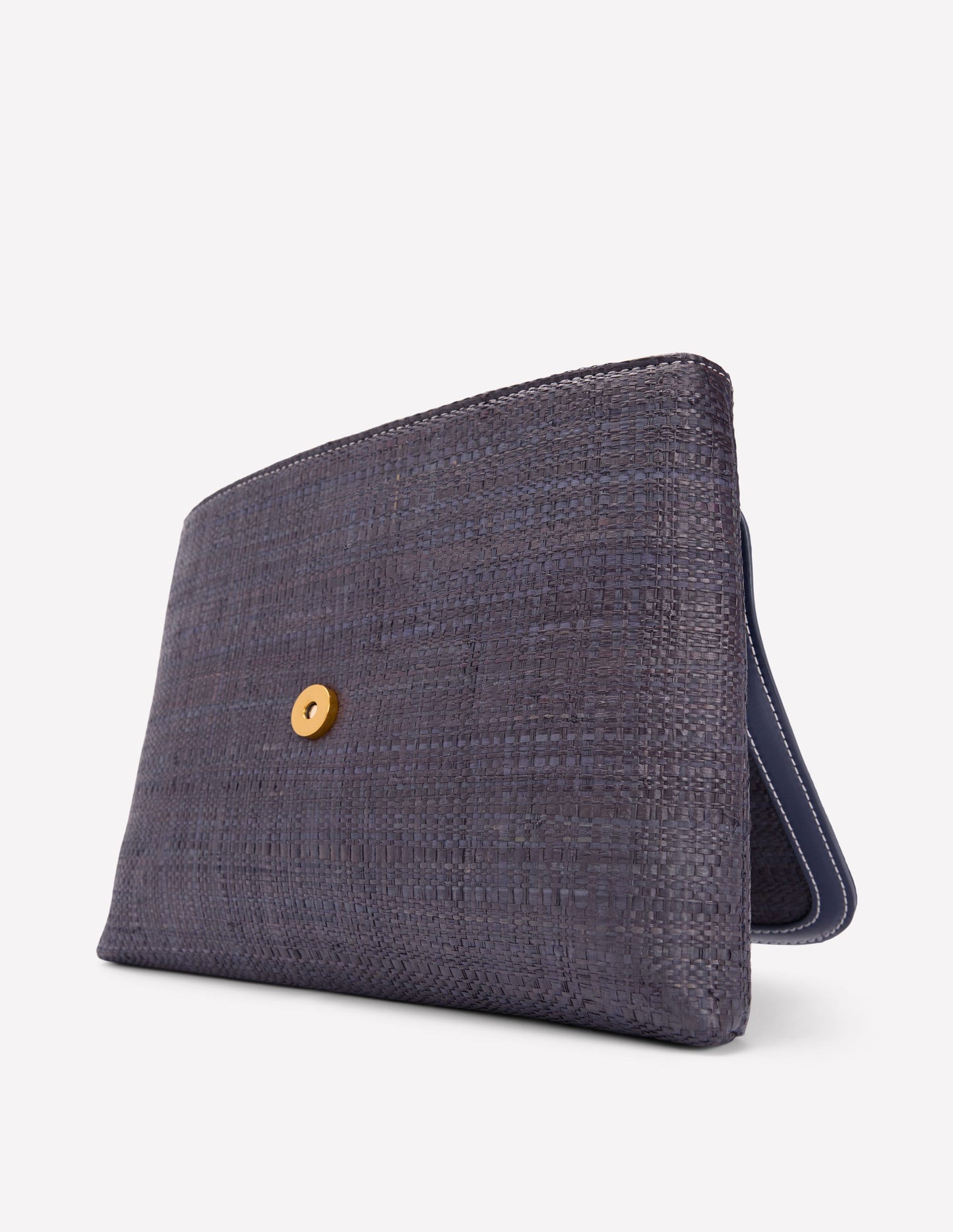 Clutch mit Trensendetail-Marineblau