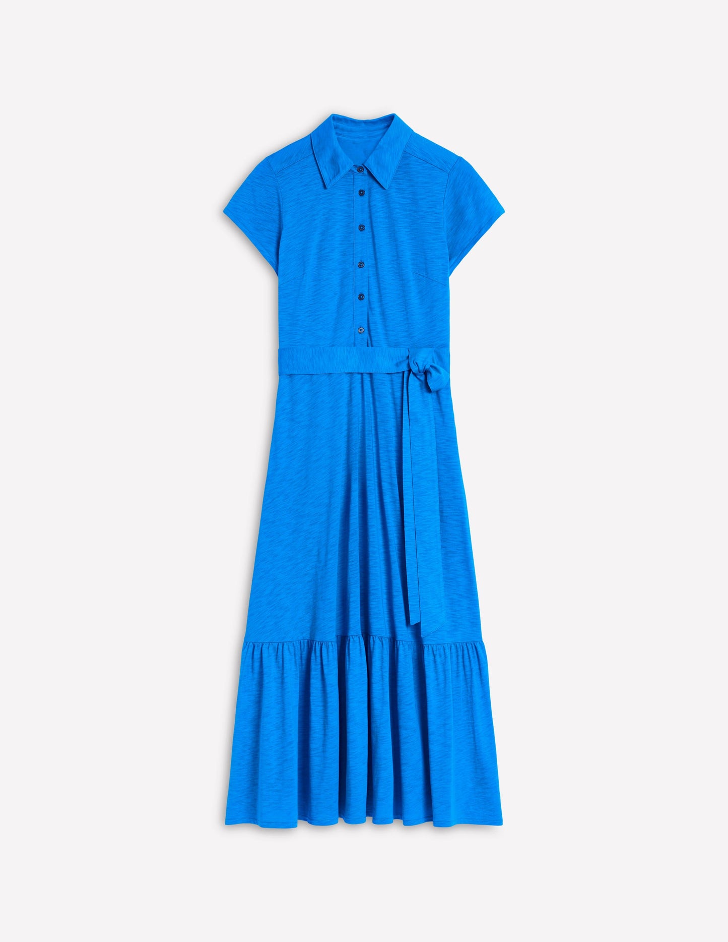 Robe-chemise Cressida en jersey-Bleu galerie