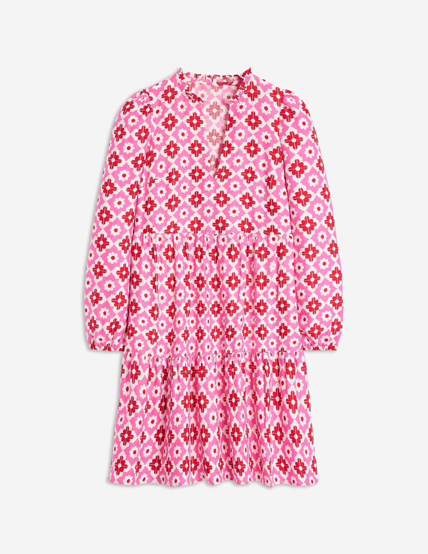 Mini-robe Esme en lin-Beacon Gingham