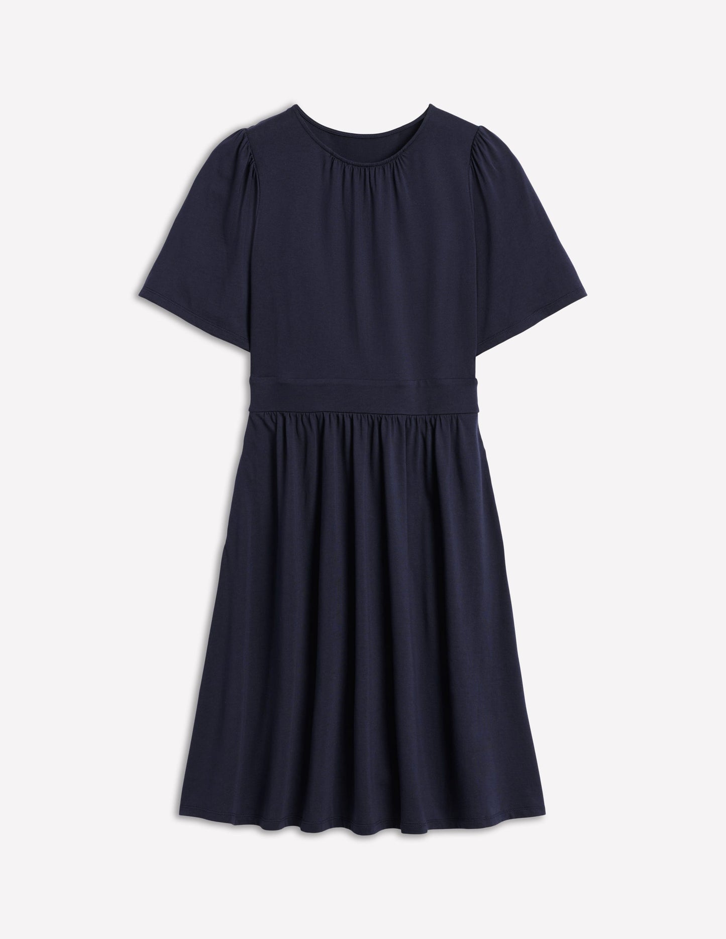 Louisa Kurzes Jerseykleid-Marineblau