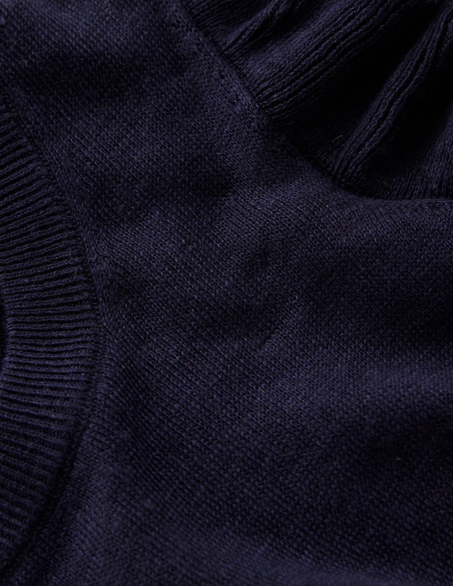 Josie Leinentop mit Rüschen-Aqua Marine Marl