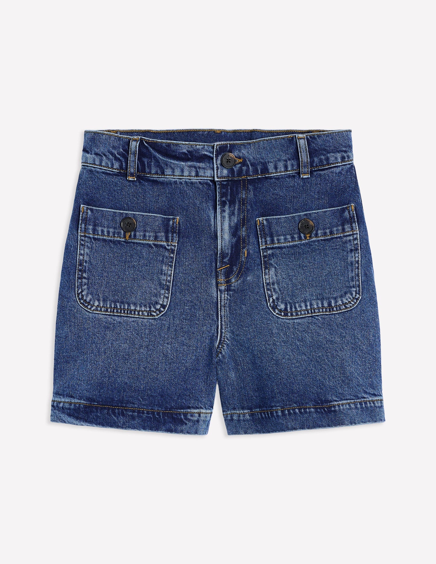 Jeansshorts mit Taschen vorn-Beatnik Red