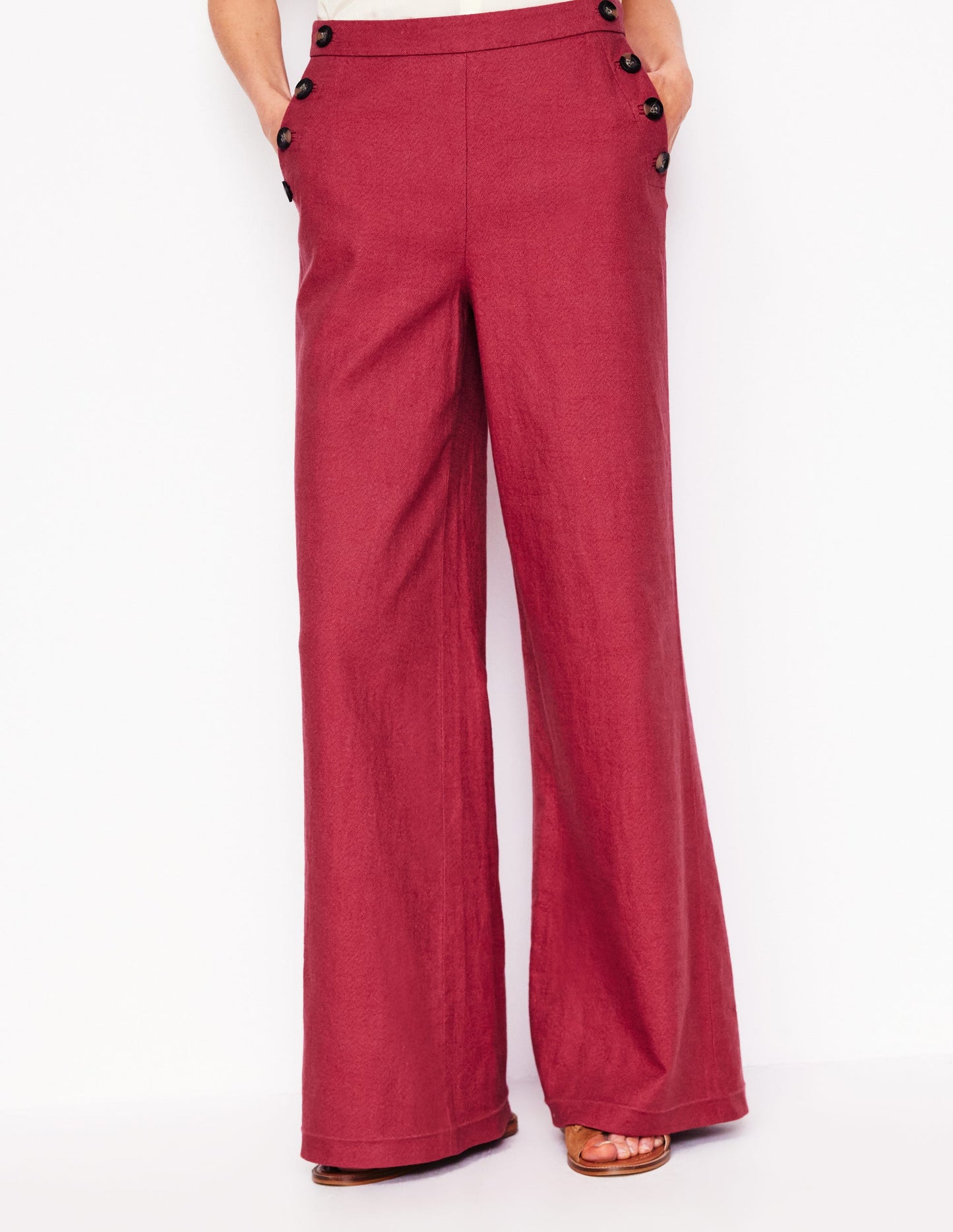 Greenwich Sailor Trousers-Terracotta