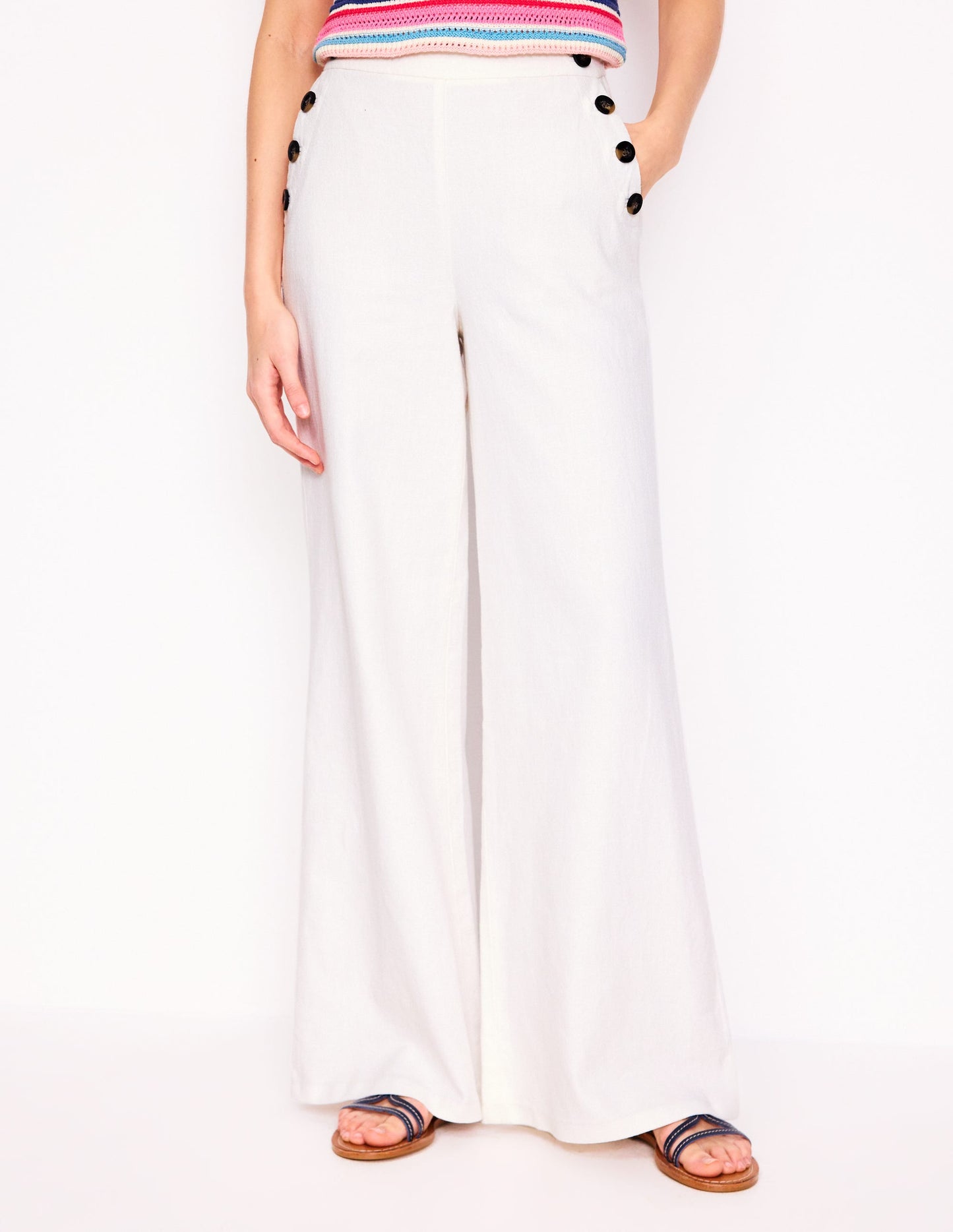 Greenwich Sailor Trousers-White