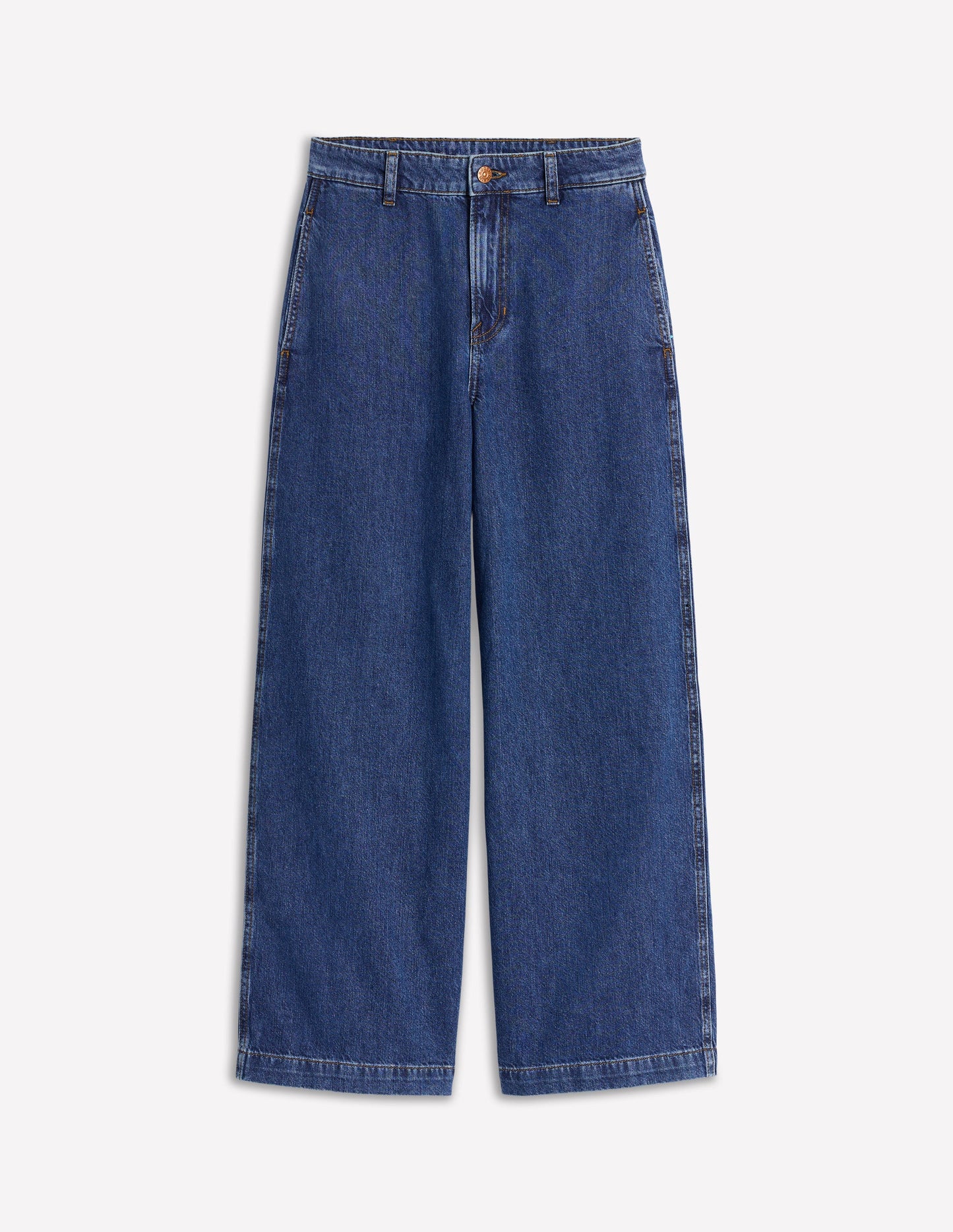 Fließende Jeans mit verkürztem Bein-Beatnik Red