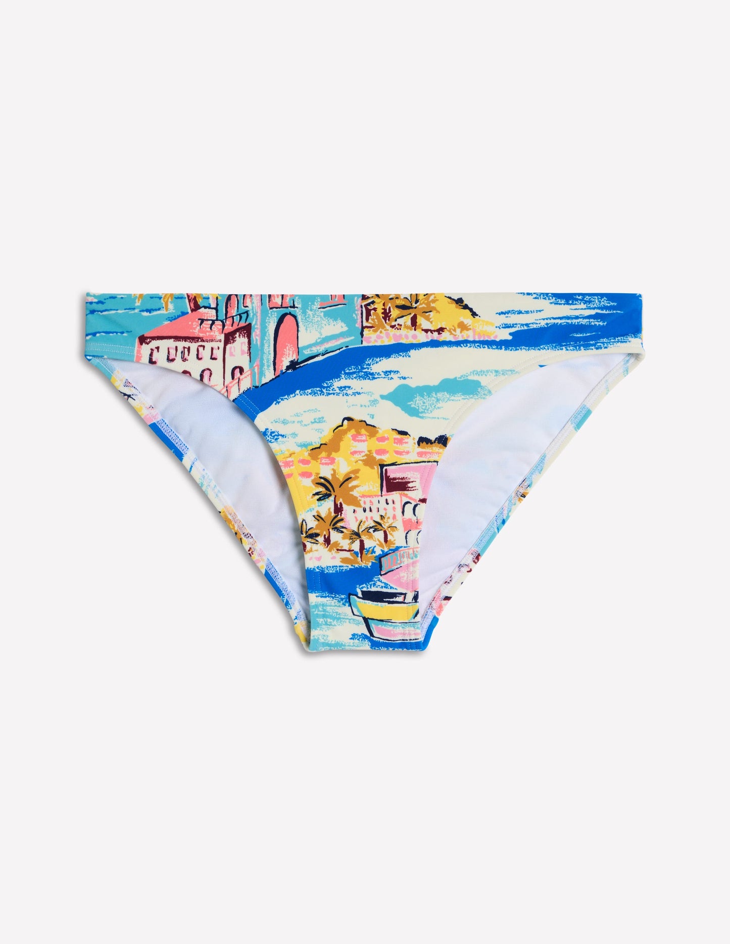 Klassische Bikinihose-Bunt, Paradiesbucht