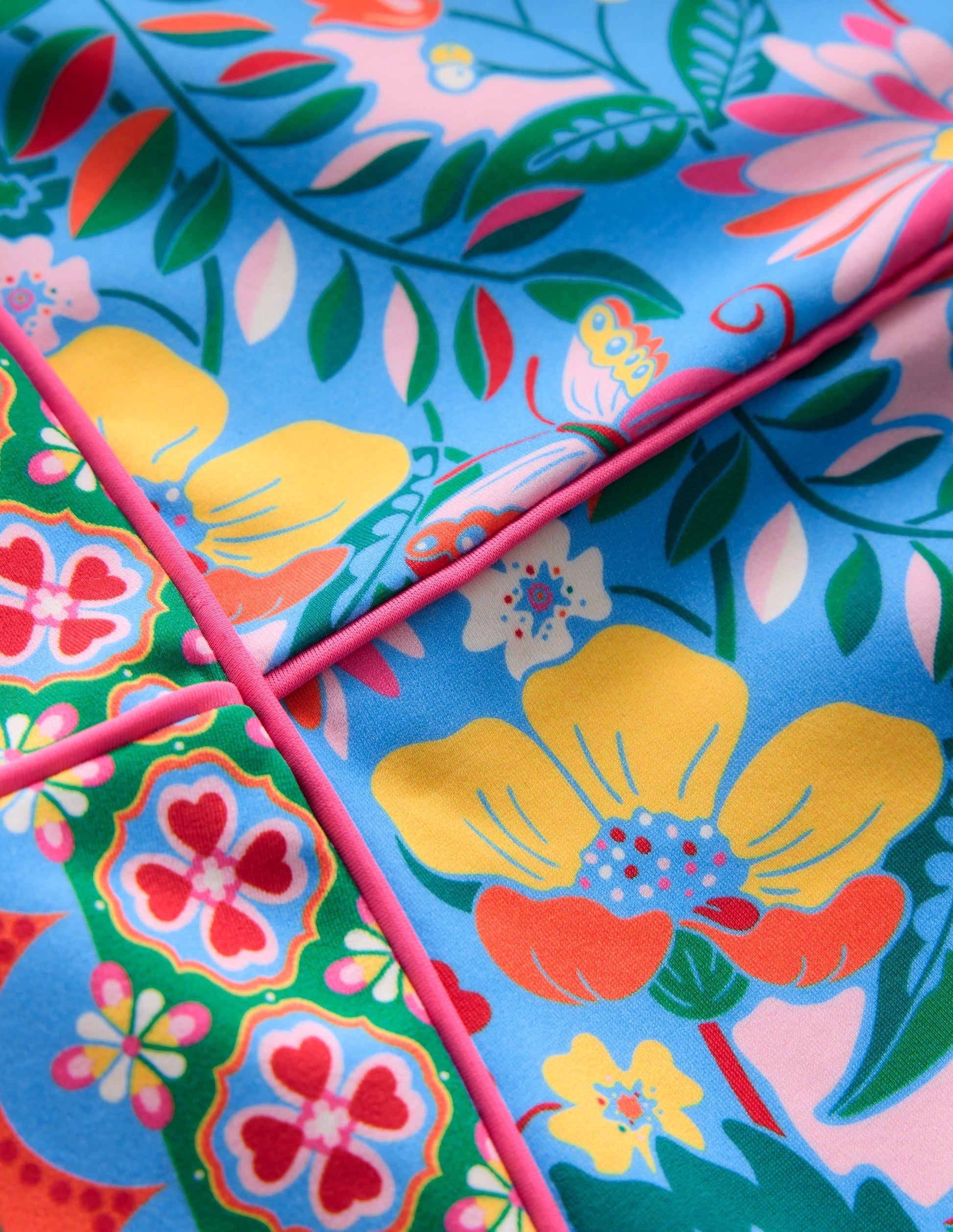 Maillot de bain à bonnets Rhodes-Bleu mazarine, motif Tigers Paradise-11