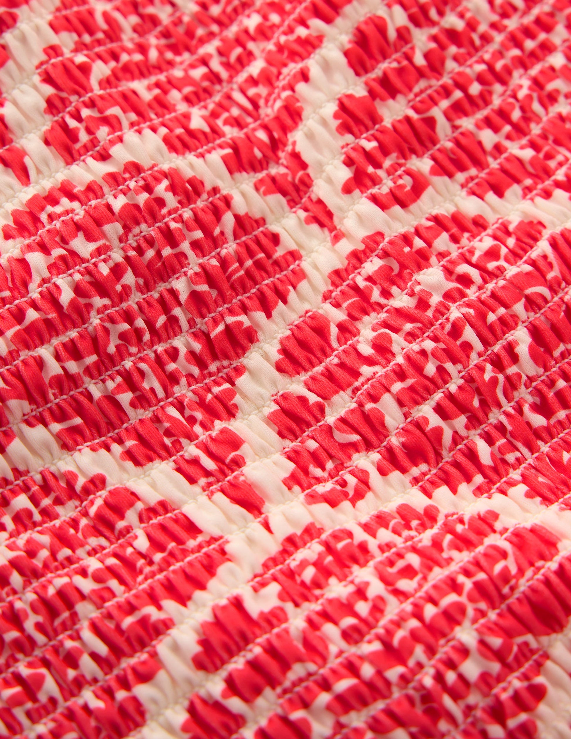 Milos Smocked Swimsuit-Jam Red, Blossomy-8