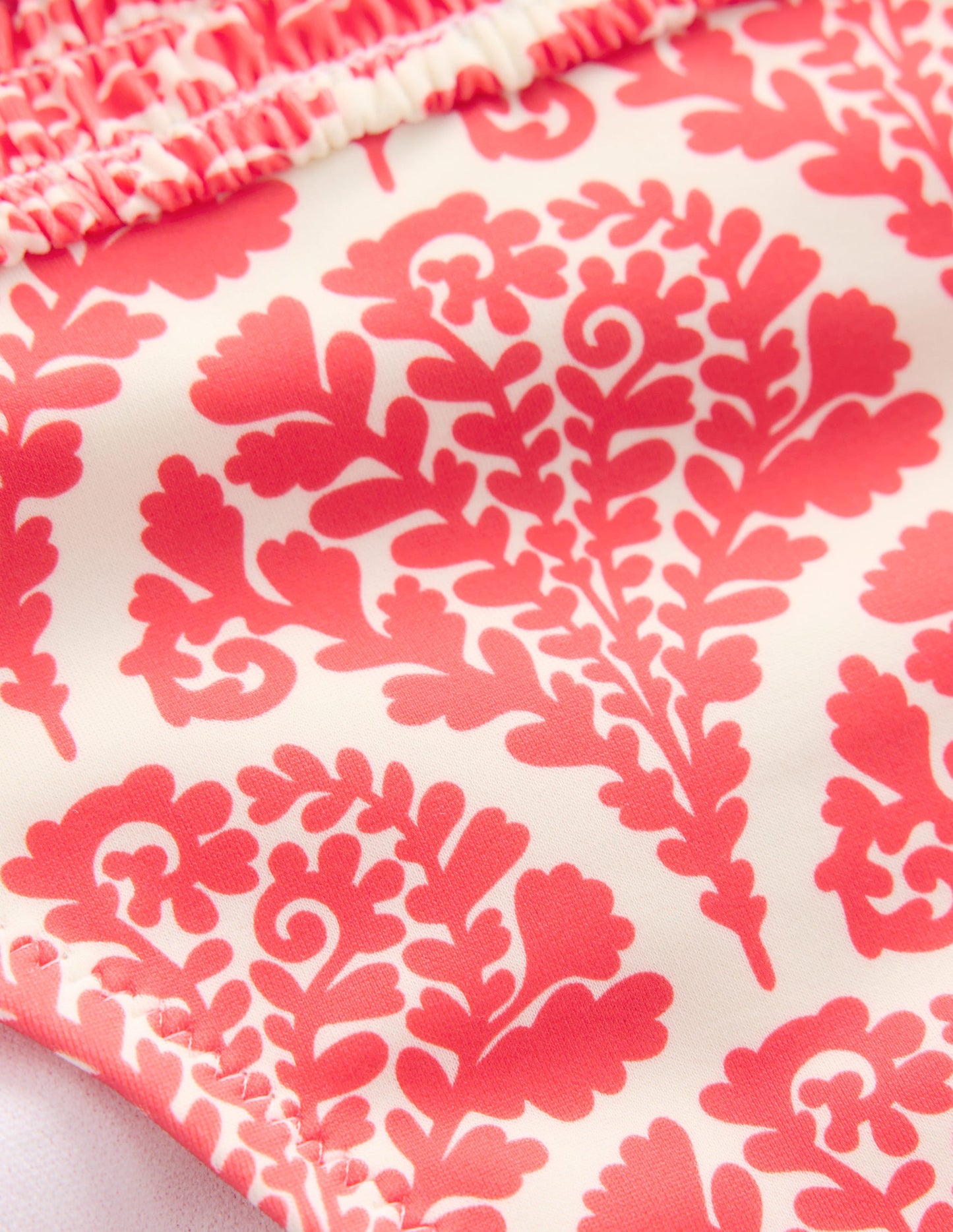 Milos Gesmokte Bikinihose-Marmeladenrot, Blühend