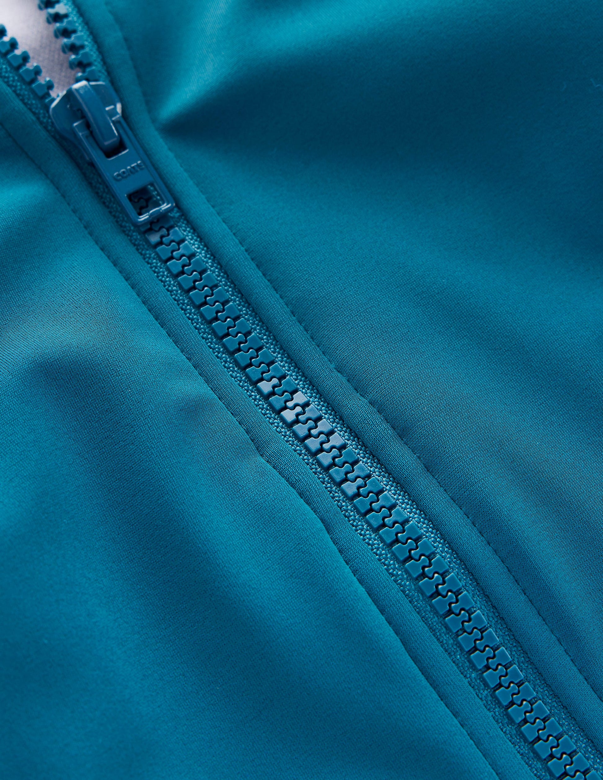 Sportlicher Badeanzug mit Raglanärmeln-Ozeanblau-7