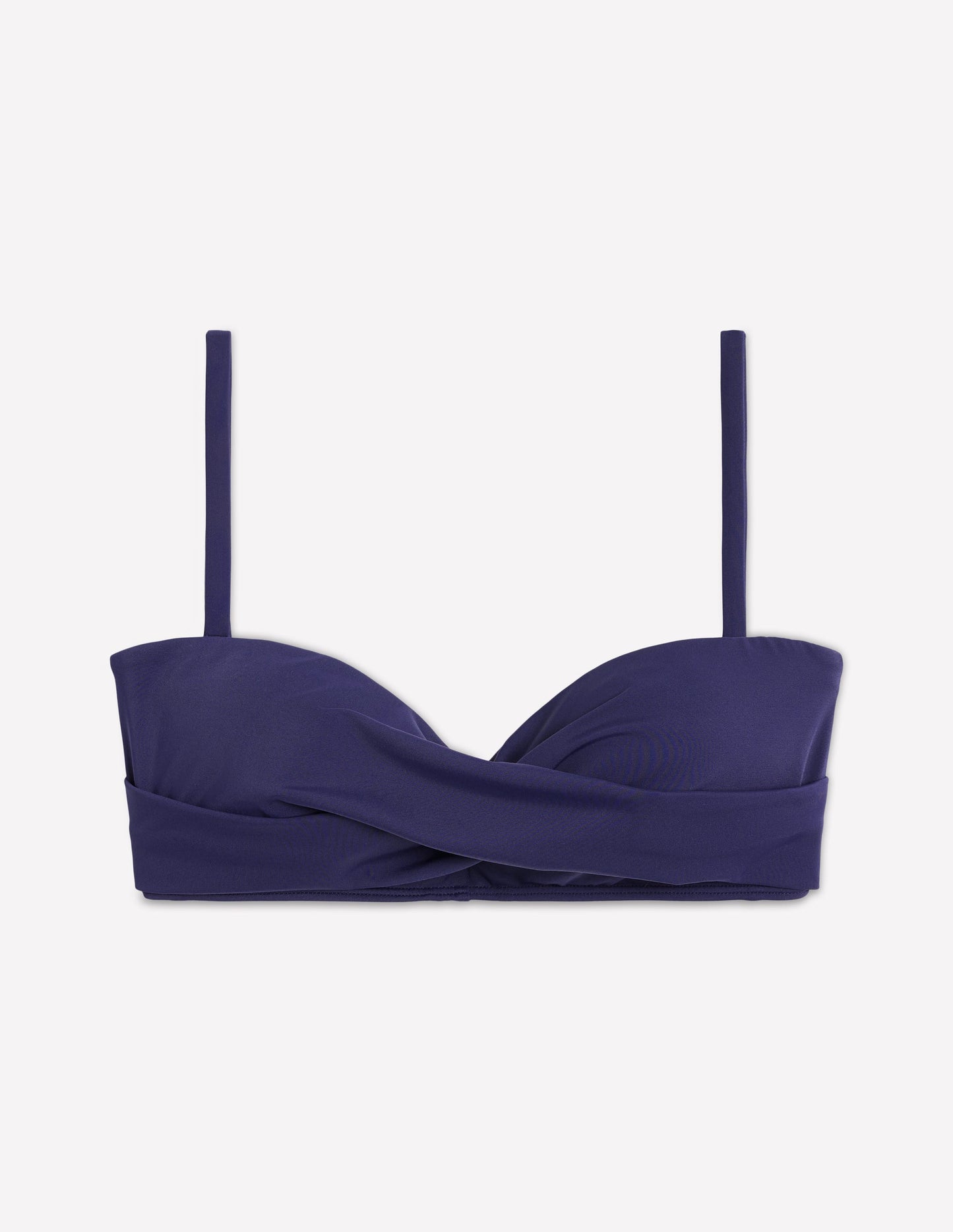 Andros Bikinioberteil mit Twistdetail vorn-Marineblaue