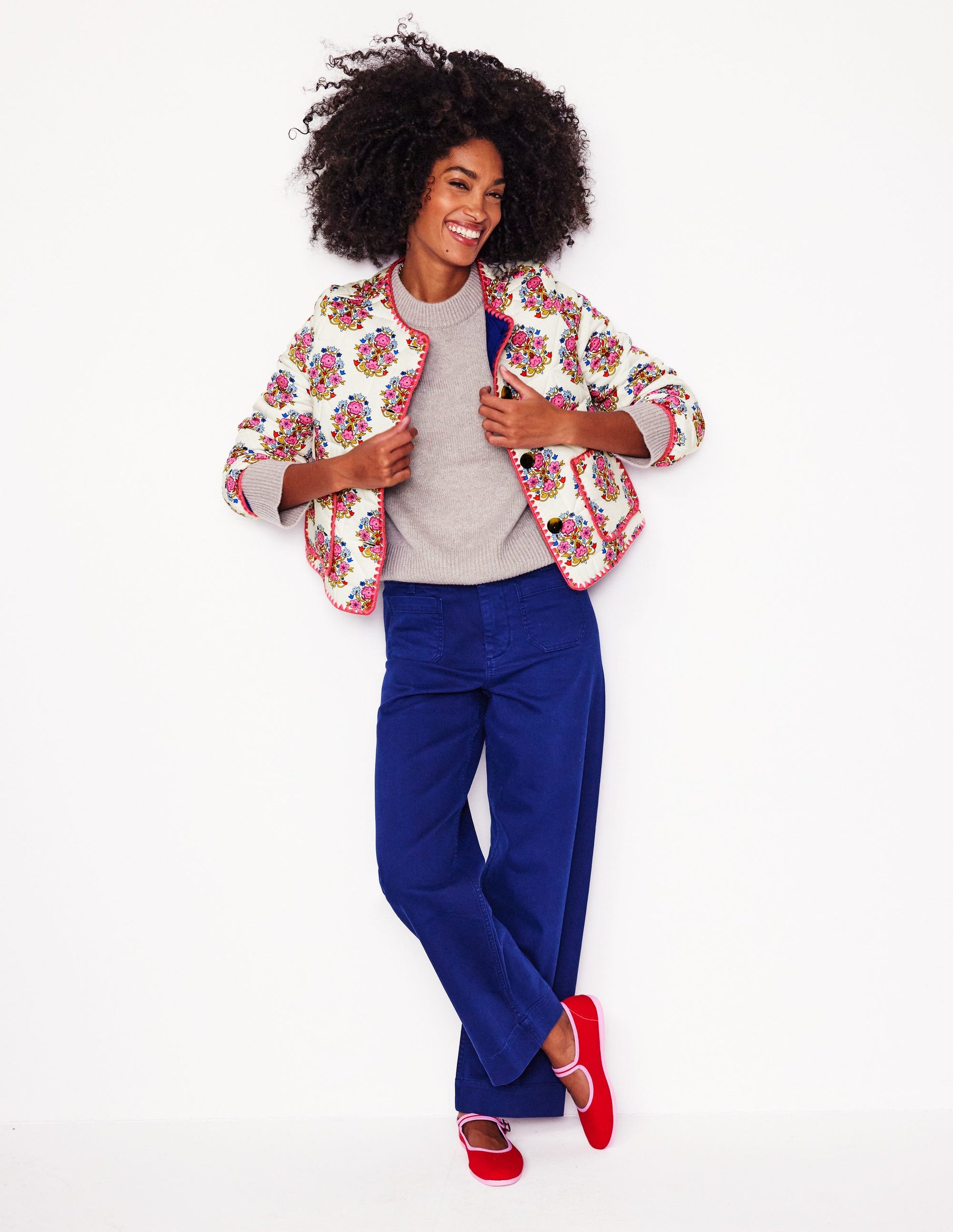 Veste matelassée Chelsea-Motif Wildflower Stamp-5