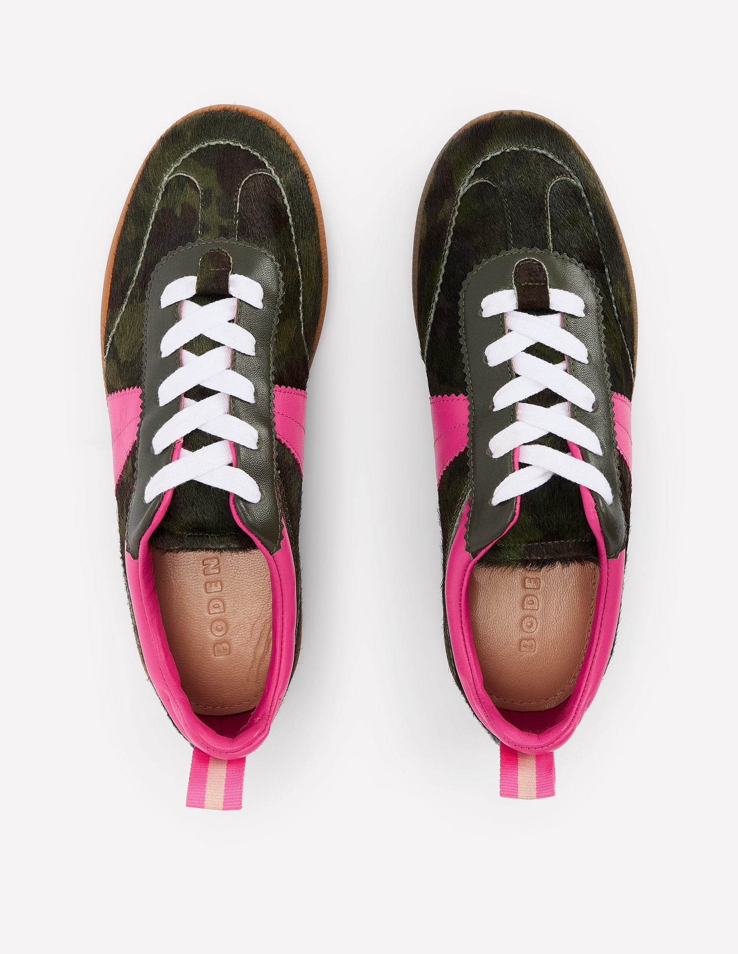 Erin Retro-Tennisschuhe-Tarnmuster/Rosa Pfingstrose