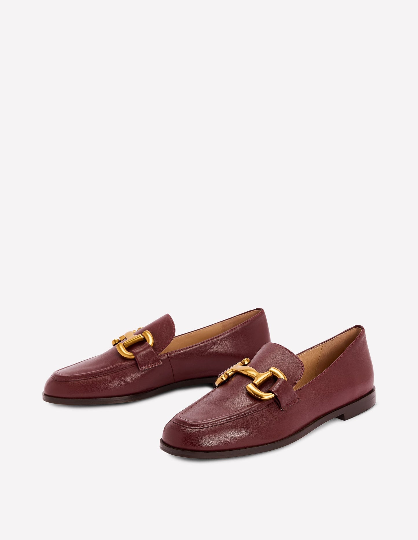 Iris Loafer mit Trensendetail-Oxblood